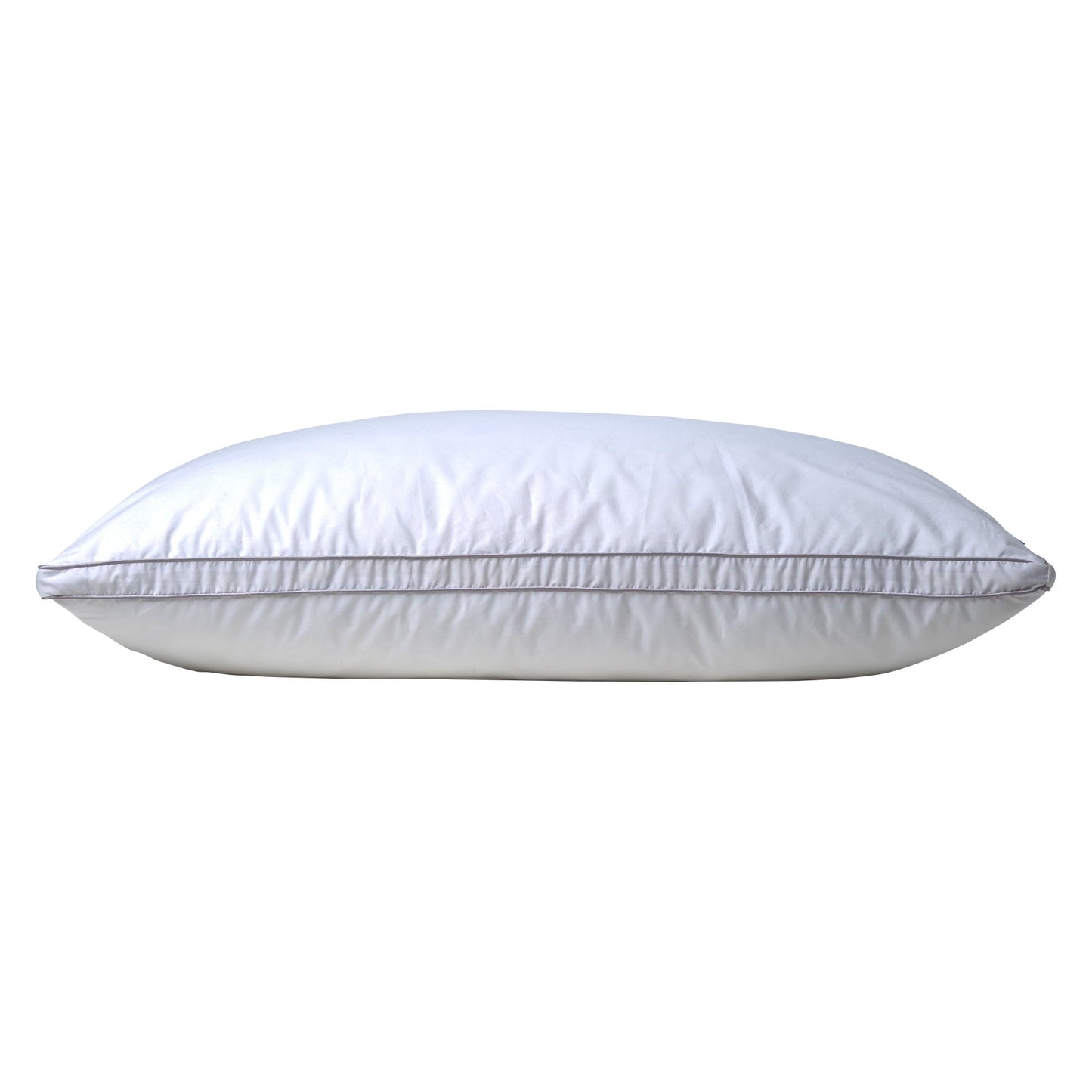 Hotel Collection Linen Premium Goose Down Feather Pillow for Bed, Soft & Supportive, Standard Size, White - Hotel Quality Plush Sleeping Pillows Detail