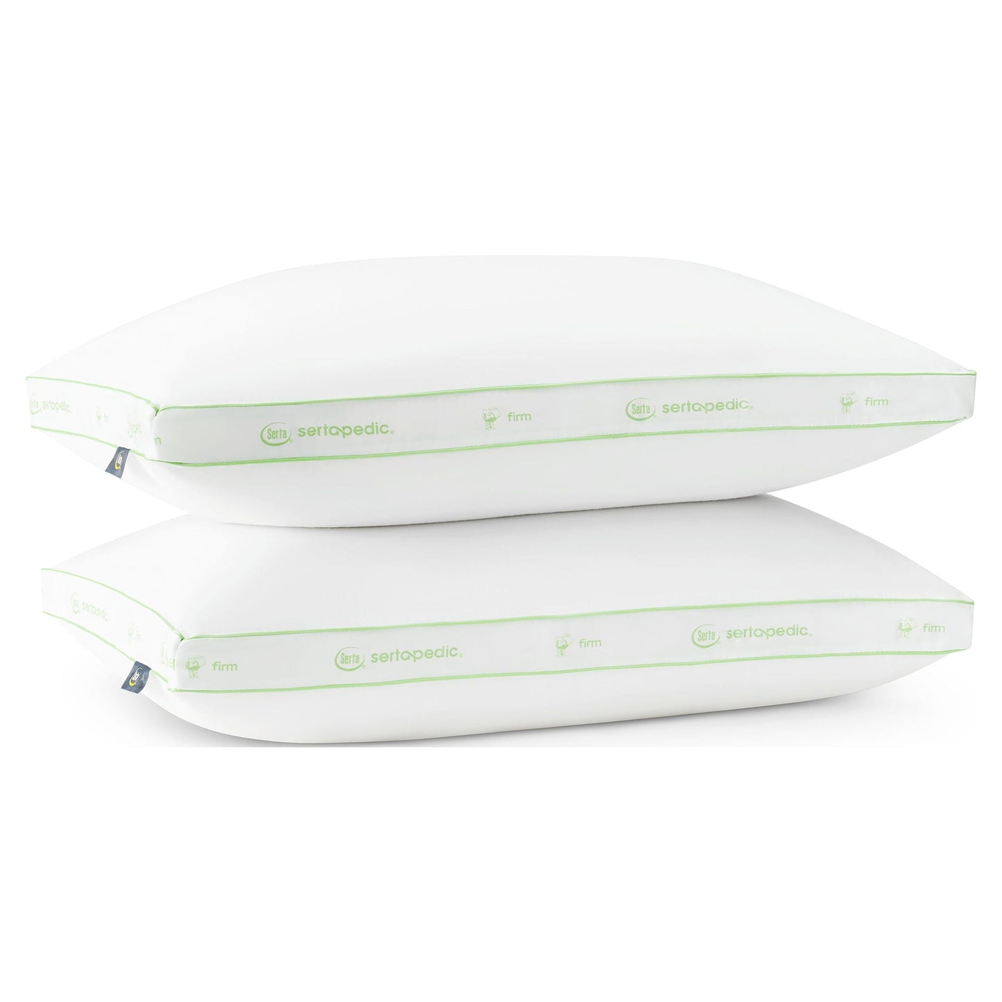 Hotel Collection Firm Bed Pillow, Standard/Queen, 2 Pack - Ergonomic Memory Foam Pillow for Neck Pain Support Detail