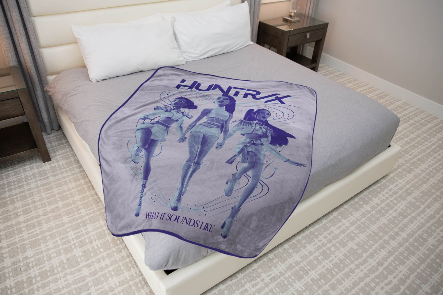 Cozy Fleece This Is What It Sounds Like Silk Touch Throw Blanket, 46x60 - Lightweight Plush Warm Blanket for All Seasons Detail