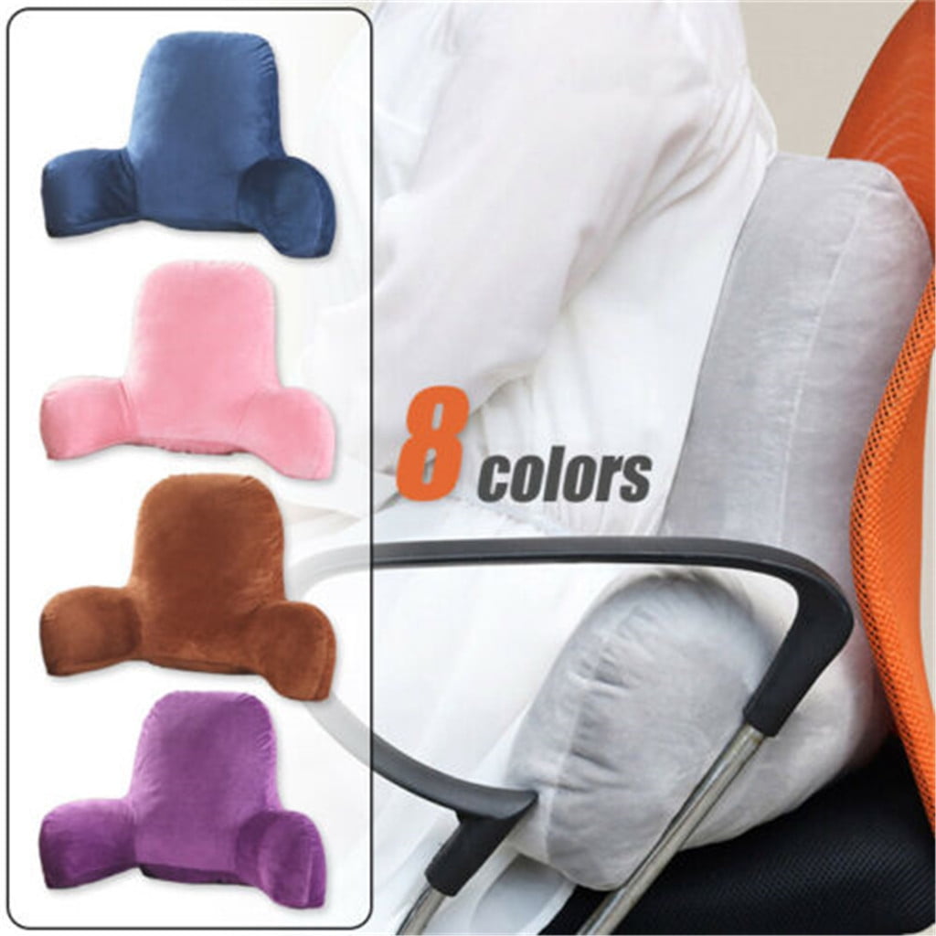 Hotel Collection Backrest Pillow with Arms, Back Rest for Bed Sitting, Plush Big Backrest Lumbar Support Chair Cushion, Foam ... - Orthopedic Shredded Foam Bed Pillow Set Detail