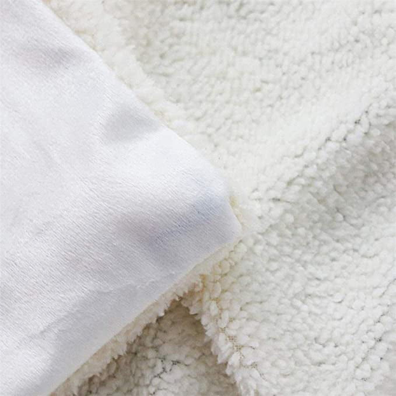 Reversible Sherpa Milk Cow Print Throw Blanket for Bed Chair,Black Brown Cowhide Fleece Blanket 50"x60",Farmhouse Rustic Animal Skin We... - Lightweight Plush Warm Blanket for All Seasons Detail