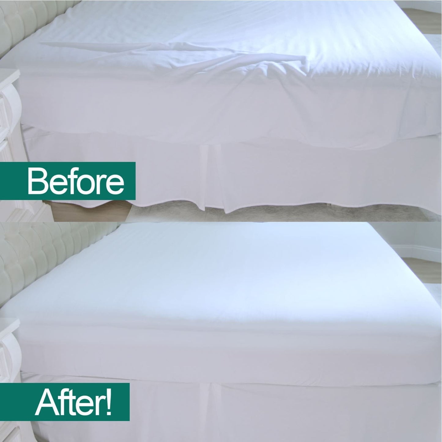 Premium Egyptian Cotton Fitted Bed Sheet With Built-In Compression Cord Locks On Mattresses & Won’t Slip - Breathable Egyptian Cotton Flat & Fitted Sheets Detail