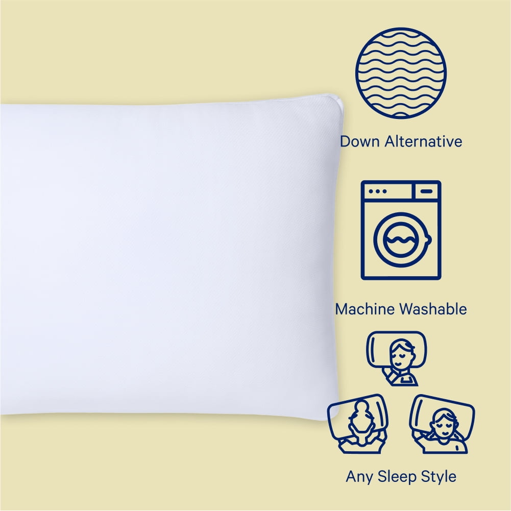 Hotel Collection Sleep Essential Cooling Pillow, Standard - Orthopedic Shredded Foam Bed Pillow Set Detail