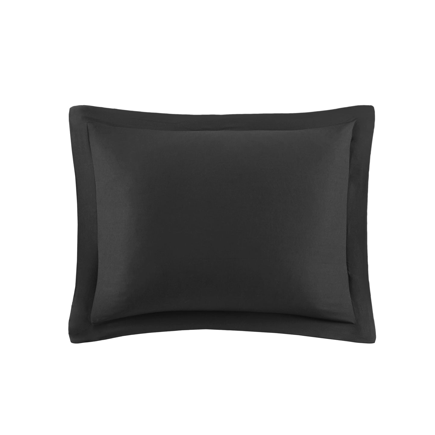 All-Season All in One Down Alt Reversible Comforter and Sheet set- 5 Piece, Twin, Black - All-Season Down Alternative Comforter Insert Detail
