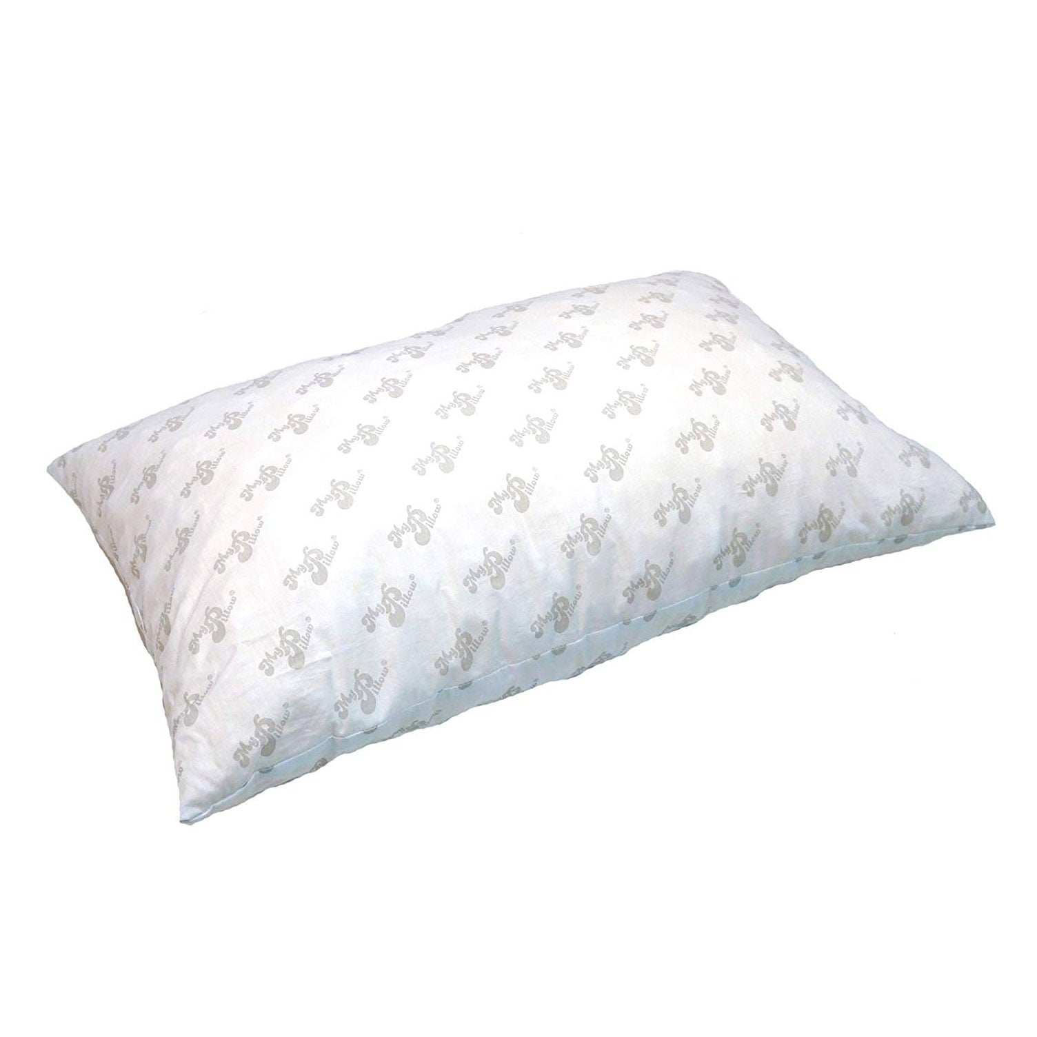 Decorative Plump Foam King Sized Bed Deep Sleep Pillow, Green Firm Fill - Hotel Quality Plush Sleeping Pillows Detail