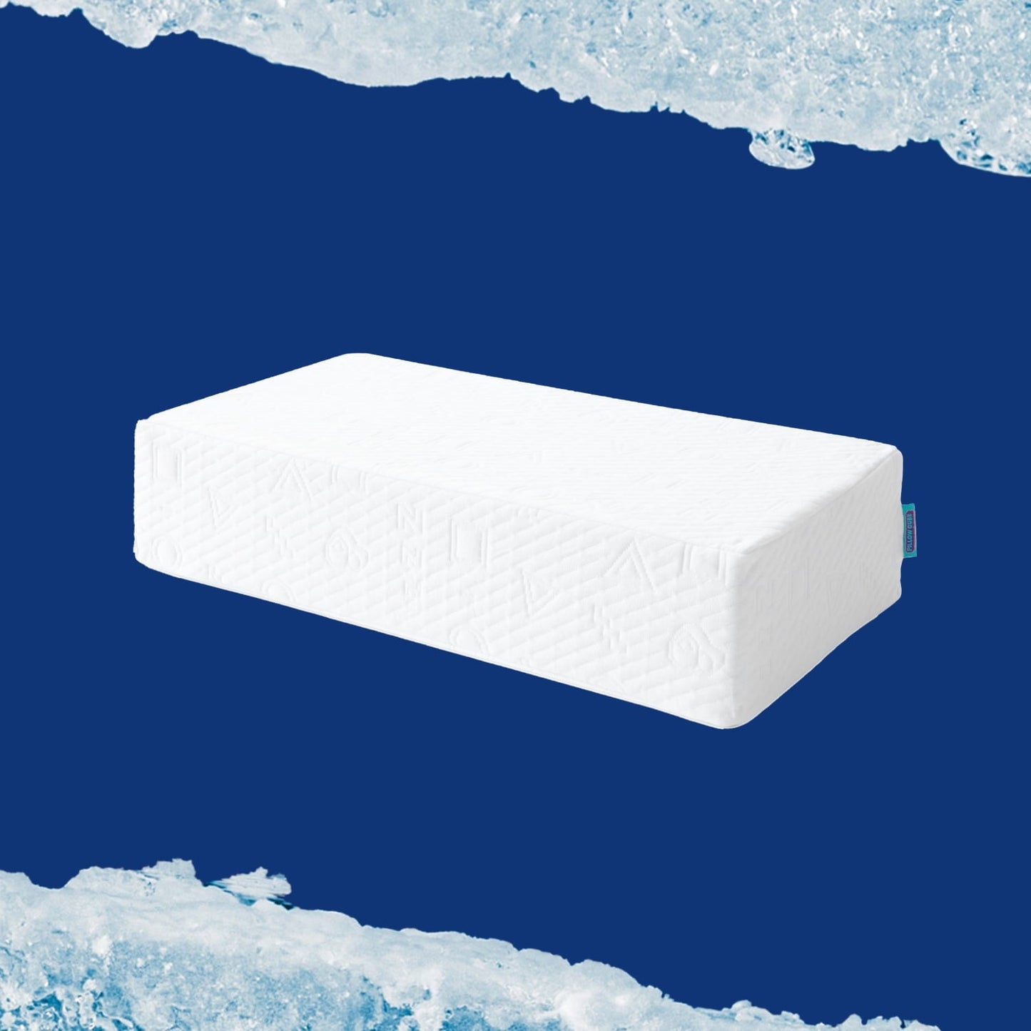 Hotel Collection (2 pack) Ice Cube Cooling Memory Foam Bed Pillow (1 Count) - Ergonomic Memory Foam Pillow for Neck Pain Support Detail
