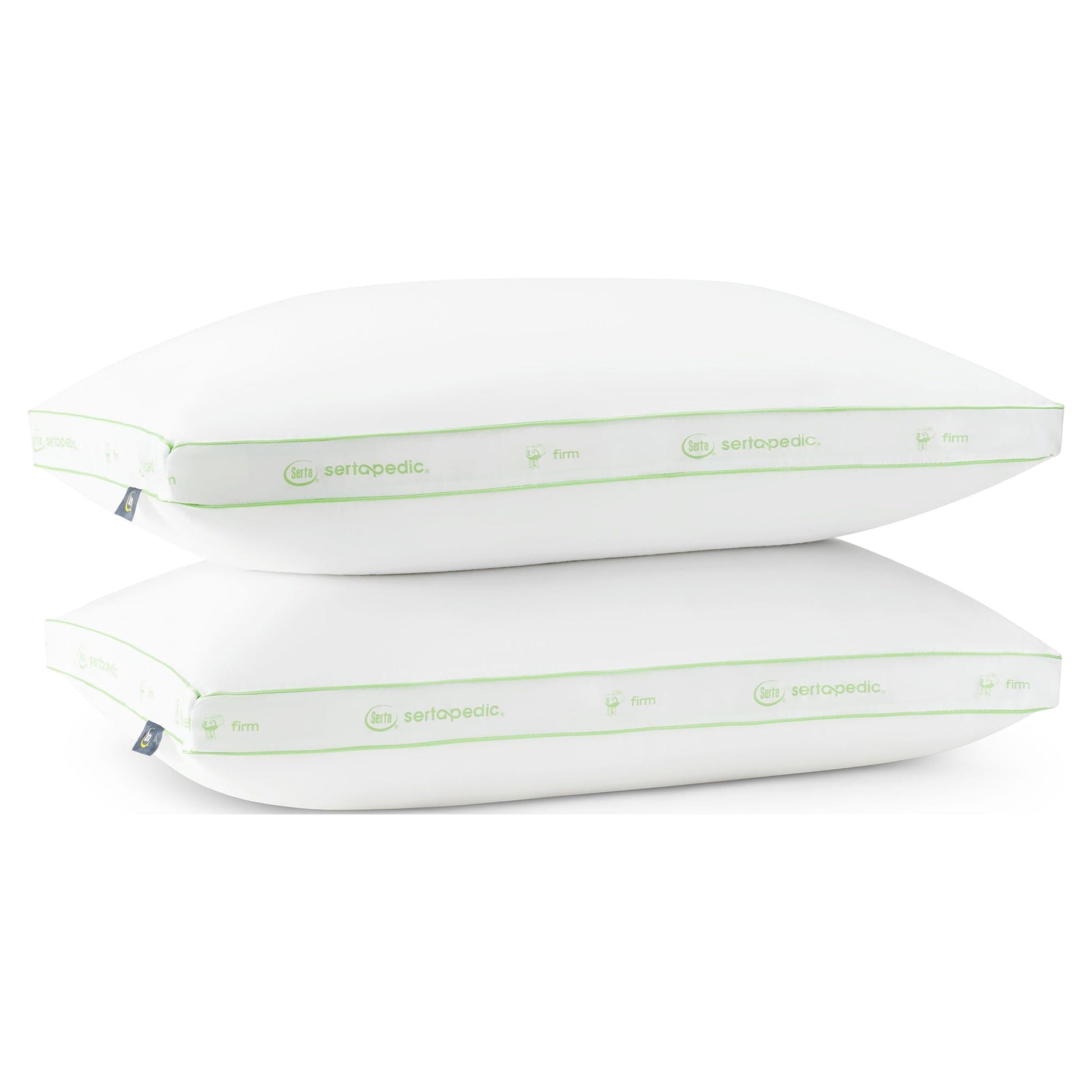 Hotel Collection Firm Bed Pillow, Standard/Queen, 2 Pack - Ergonomic Memory Foam Pillow for Neck Pain Support Detail