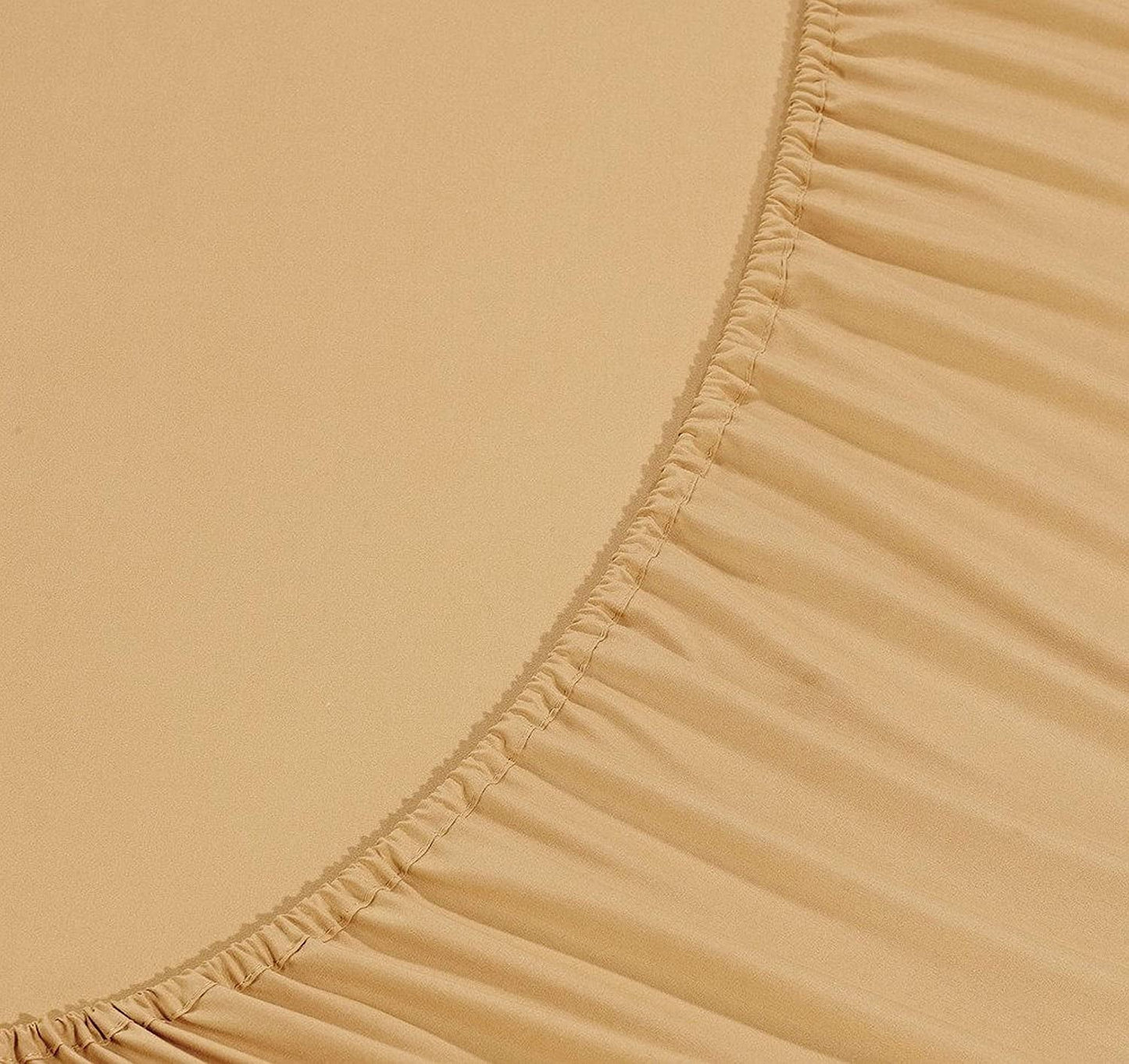 Ultra-Soft Super Soft 1500 Premier Hotel Collection Sheet set, Queen, Gold - Luxury Bed Sheet Set with Deep Pockets Detail