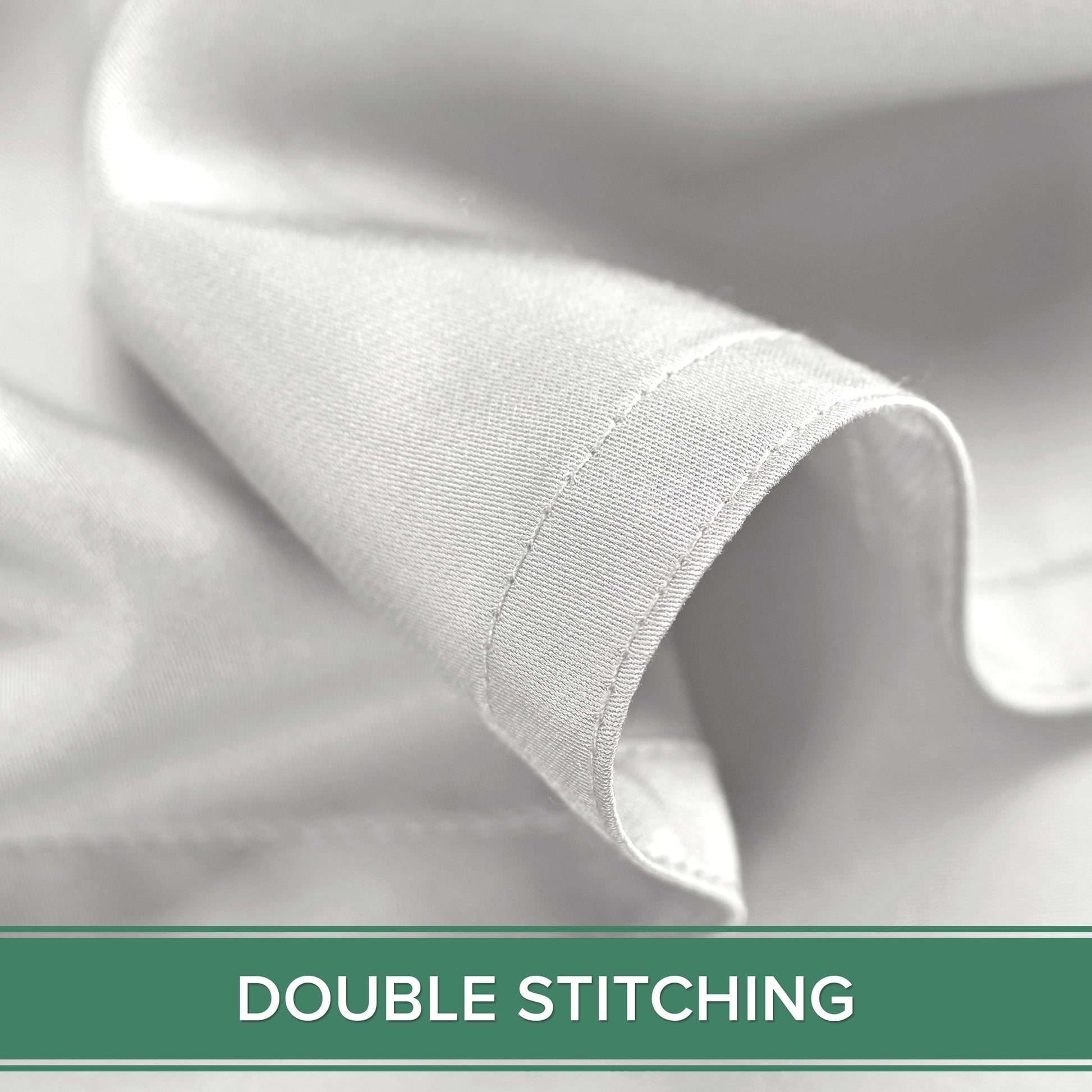 Cooling Sateen Sheets King Size Bed Sheet 4 Piece Set, Genuine 100% Organic Bamboo Viscose, Luxuriously Soft & Cooling, Double Stitc... - Luxury Bed Sheet Set with Deep Pockets Detail
