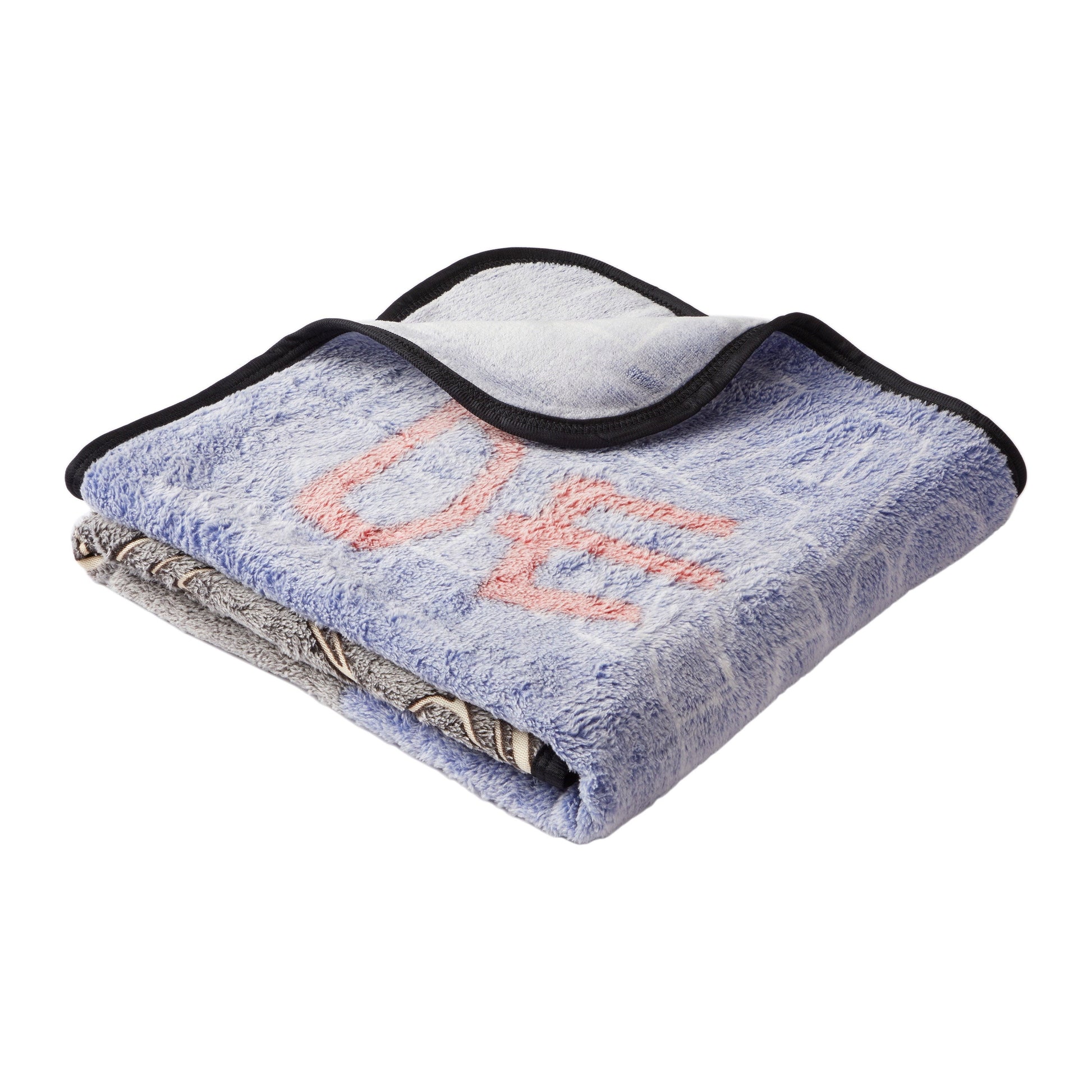 Decorative Knitted Kids Fleece Throw Blanket, 46x60, Glows-In-The-Dark - Super Soft Reversible Sherpa Flannel Blanket Detail