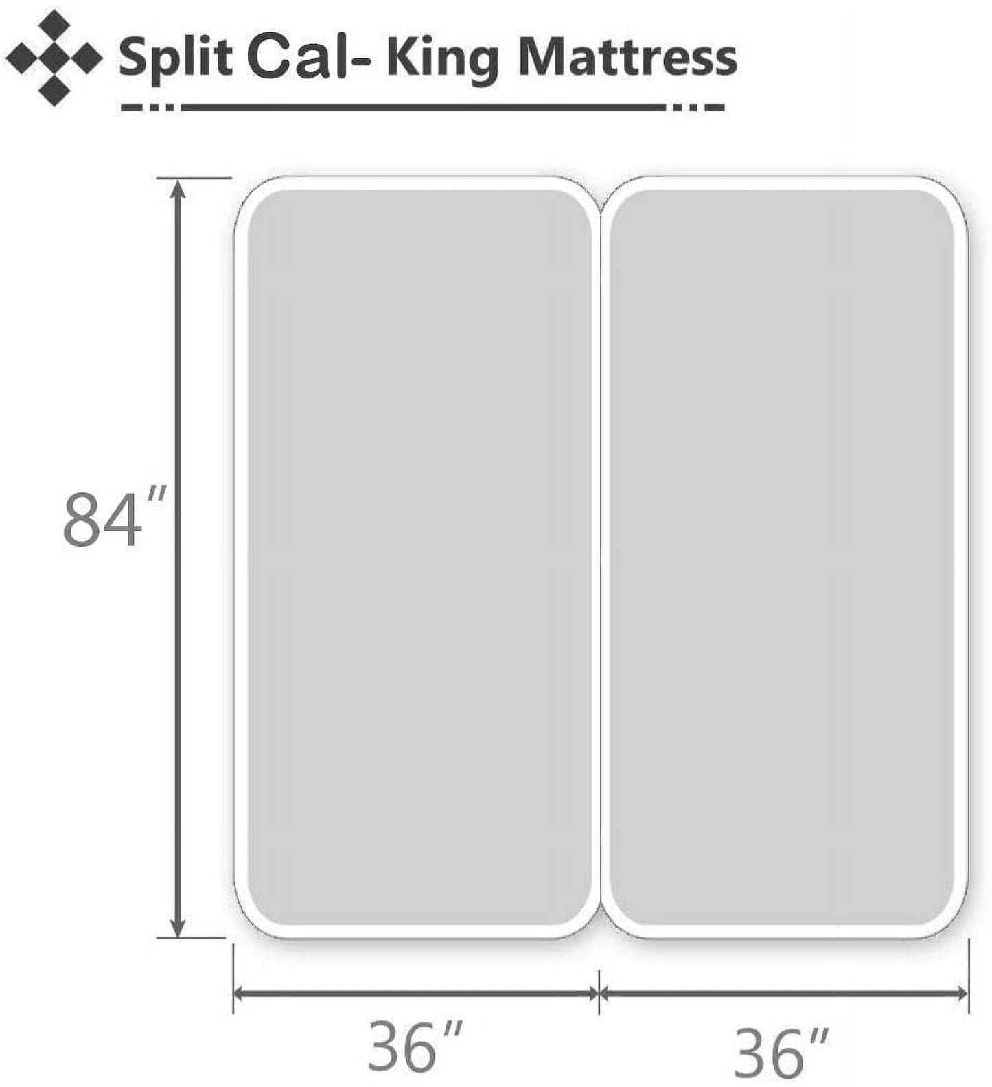 Ultra-Soft Split-California King Bed Sheet Set (5-Pieces) Adjustable Bed Sheets - 800 Thread Count 100% Egyptian Cotton - 15" De... - Breathable Egyptian Cotton Flat & Fitted Sheets Detail