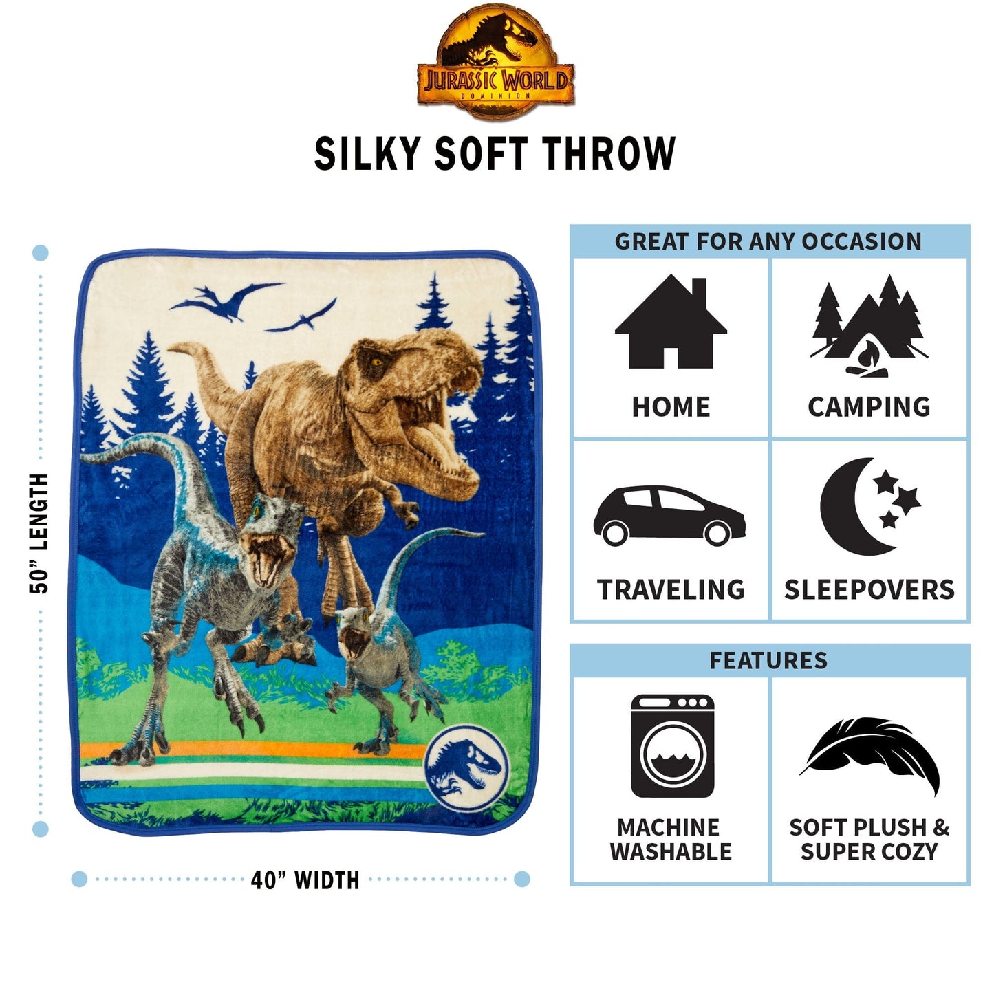 Decorative Knitted Kids Silky Soft Plush Throw Blanket, 40" x 50" - Lightweight Plush Warm Blanket for All Seasons Detail