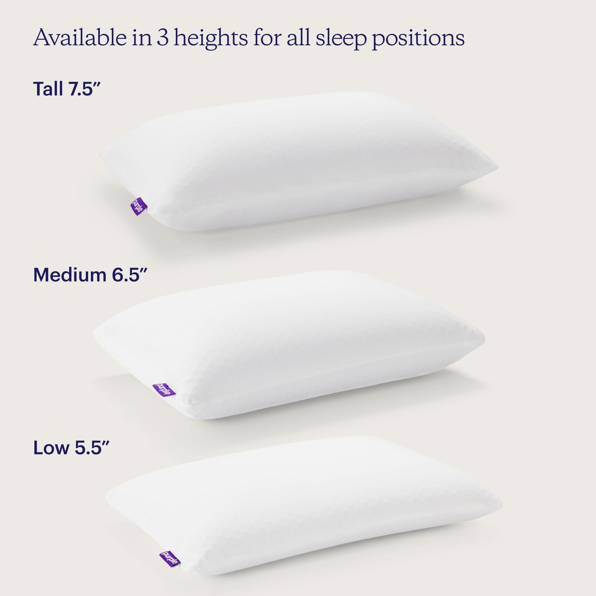Orthopedic Support Harmony Pillow Standard, Tall - 360º Grid Hex Technology, Hypoallergenic - Orthopedic Shredded Foam Bed Pillow Set Detail