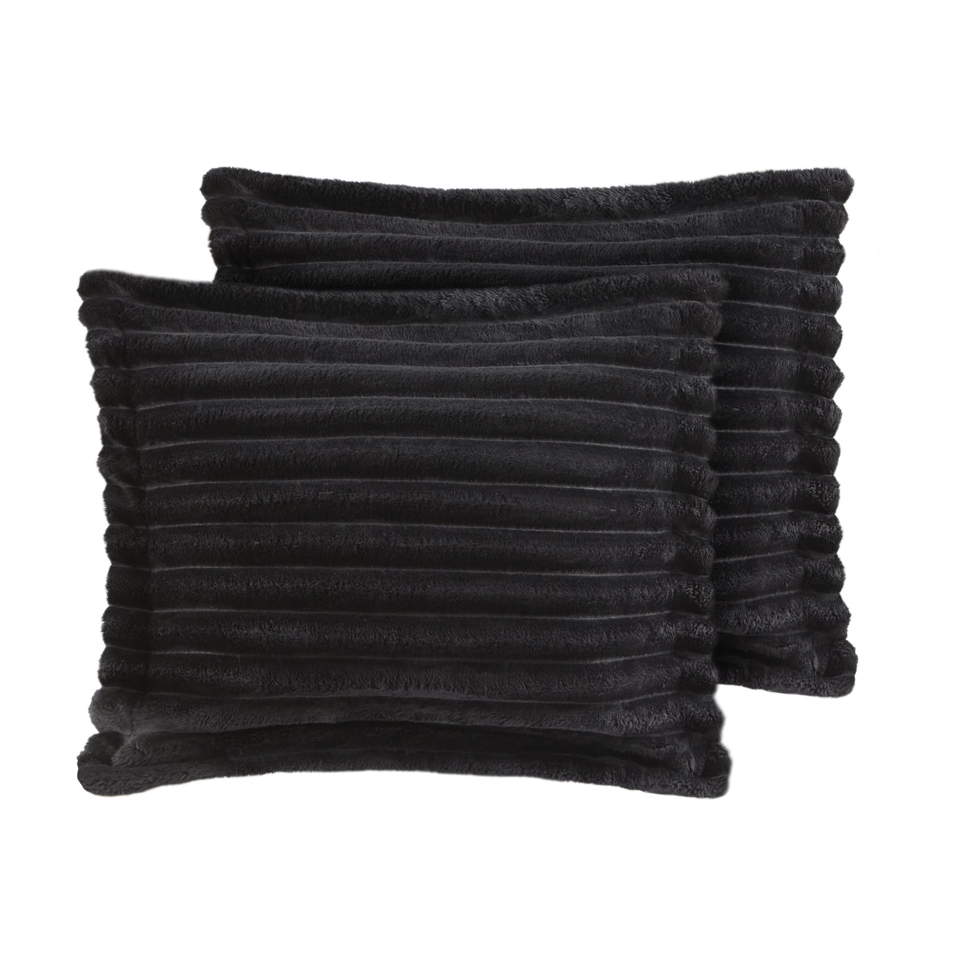 All-Season Full/Queen Comforter Set, All-Season, 5-Piece, Black Cozy Plush - Luxurious Quilted Duvet Cover Set Detail
