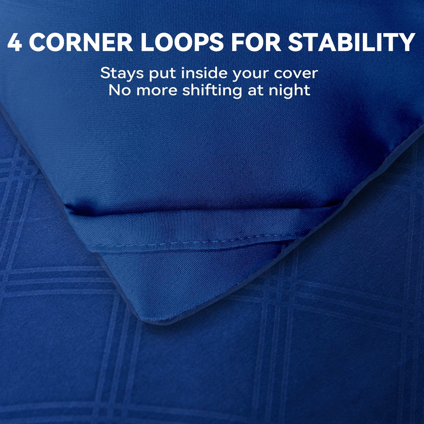 Fluffy Down Alternative Full Comforter Set 4 Pieces,Comforter Set,Bed in a Bag, Bedding Set with Comforter,Fitted Sheet,Flat Sheet,Pillowcase... - Hypoallergenic Ultra-Fluffy Quilt for Winter Detail