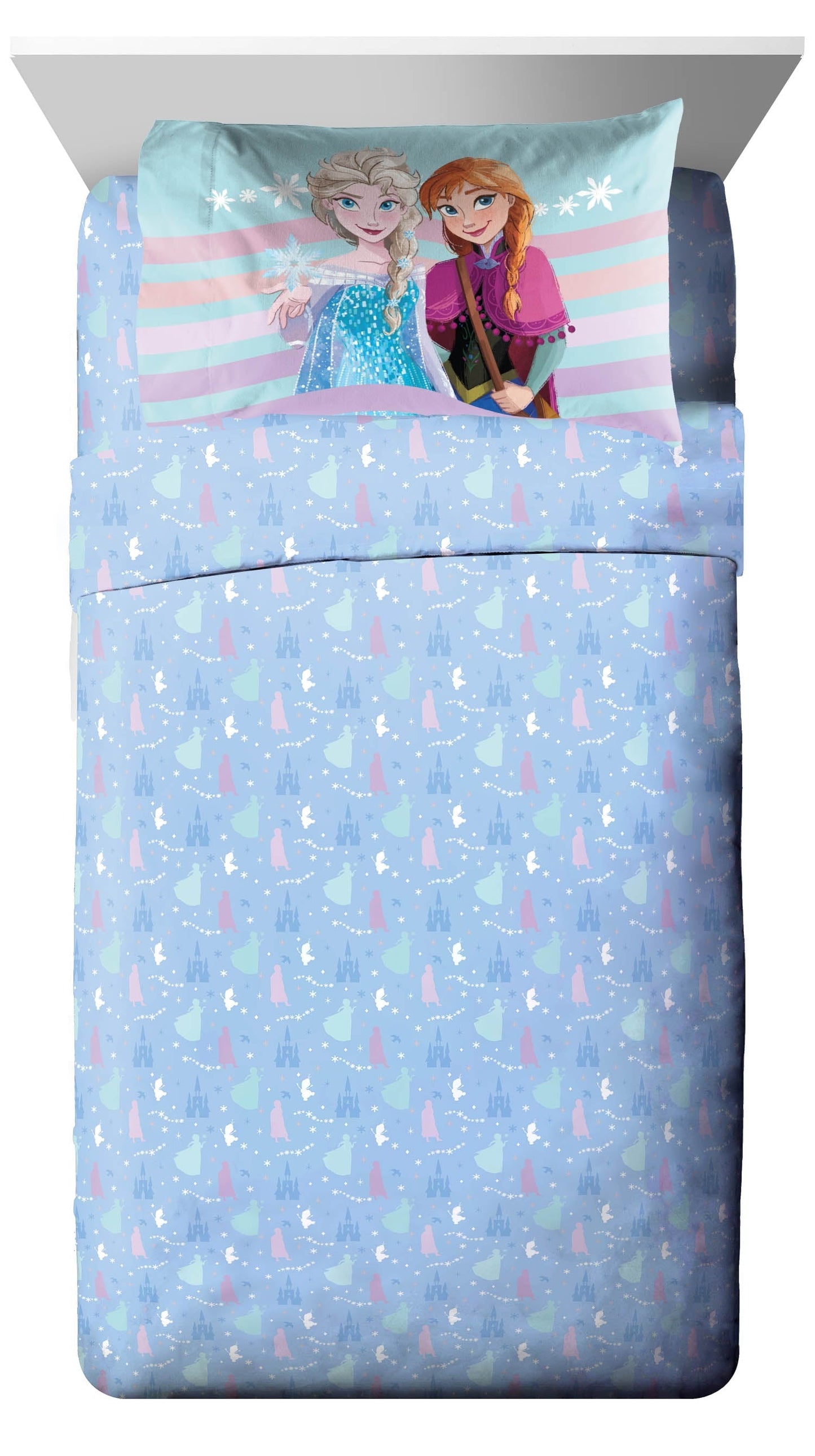 Heavyweight Warmth The Poet Inside 5 Piece Twin Size Kids Comforter Set wth Sham - Super Soft Elsa Bed Set for Kids - Hypoallergenic Ultra-Fluffy Quilt for Winter Detail