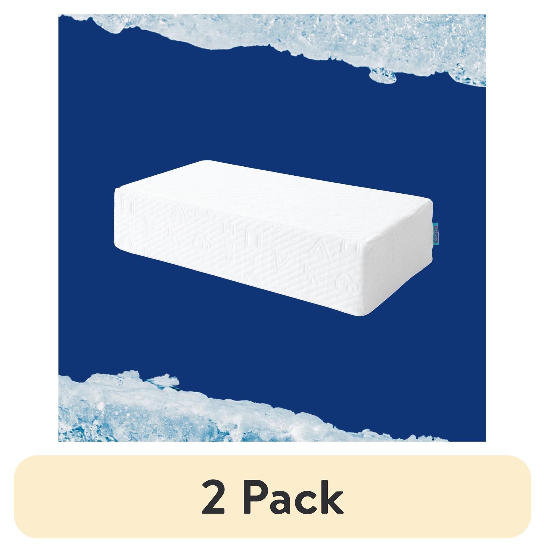 Hotel Collection (2 pack) Ice Cube Cooling Memory Foam Bed Pillow (1 Count) - Ergonomic Memory Foam Pillow for Neck Pain Support - Default Title