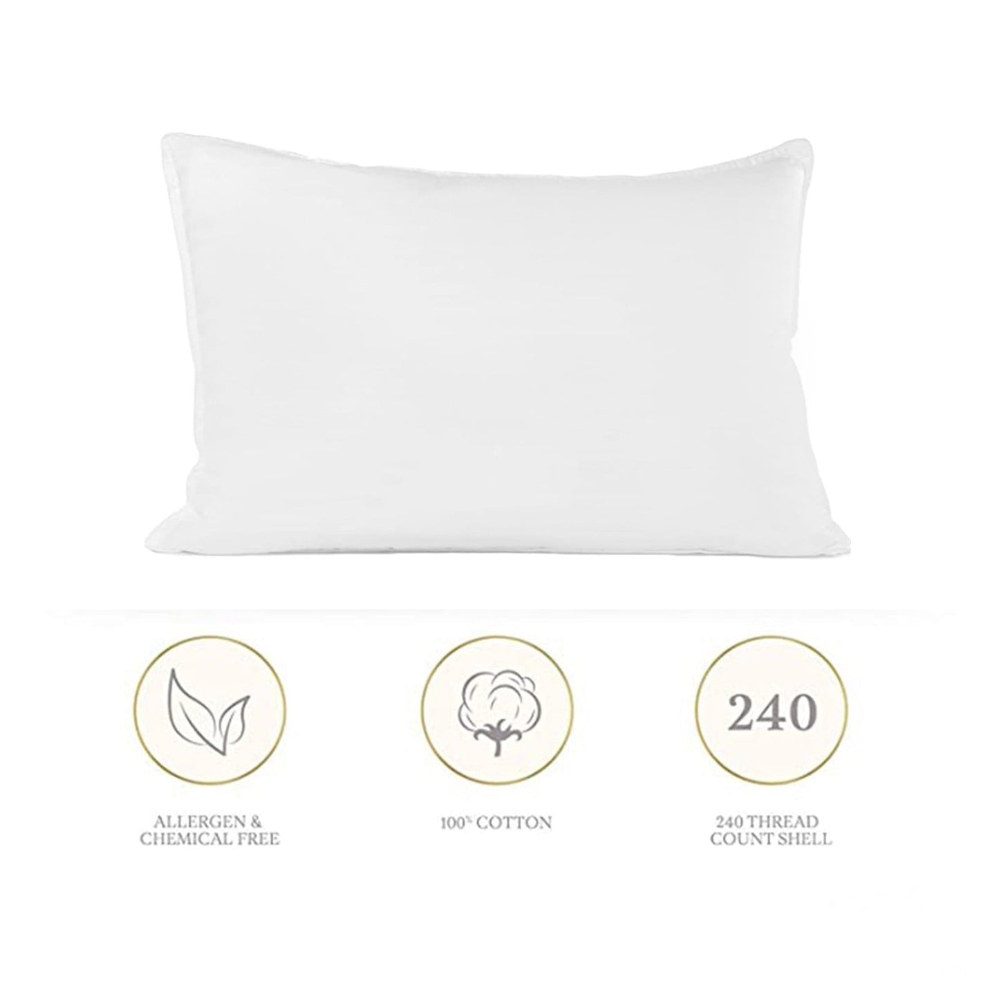 Ergonomic Memory Foam Pillows Standard Size Set of 2, Bed Pillows for Sleeping, Standard Pillows 2 Pack for Back, Stomach or Side Sleepers,... - Ergonomic Memory Foam Pillow for Neck Pain Support Detail