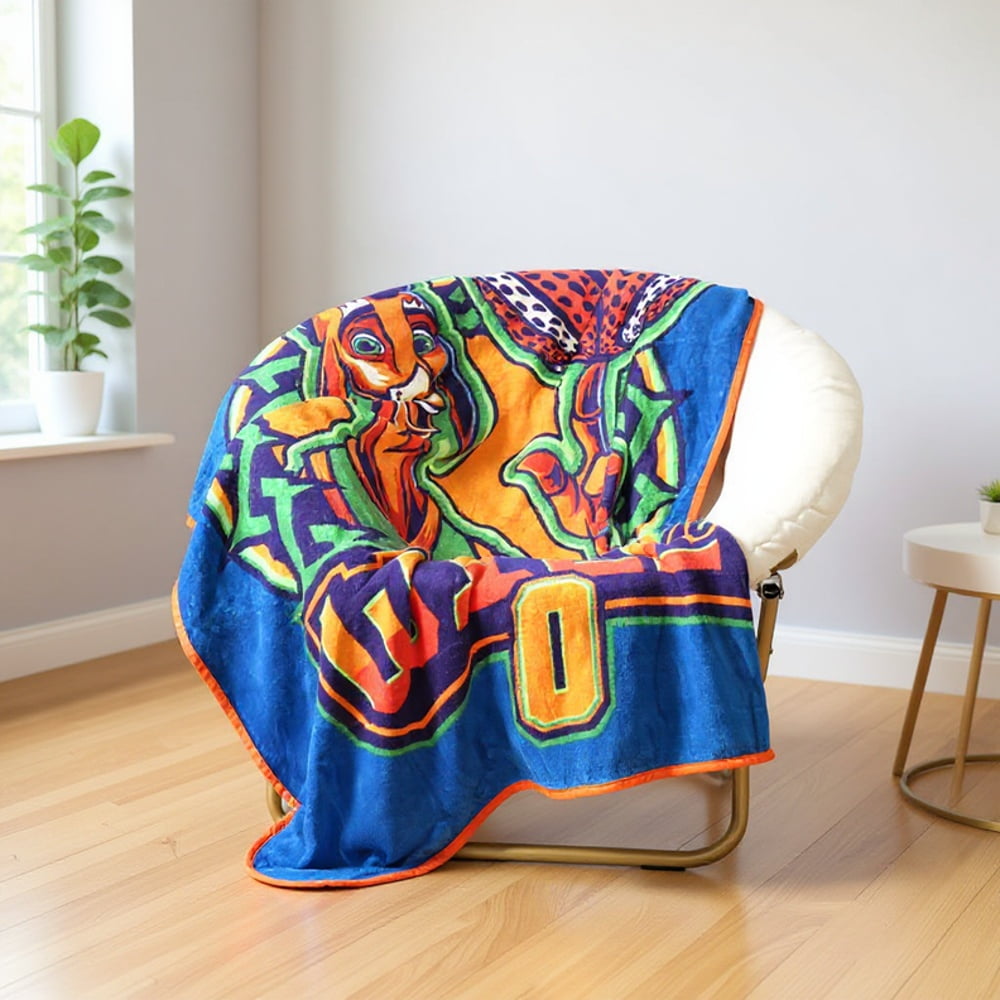 Reversible Sherpa Movie Kids Throw Blanket, Will the , Soft Coral Fleece, 46"x60" - Super Soft Reversible Sherpa Flannel Blanket - Default Title