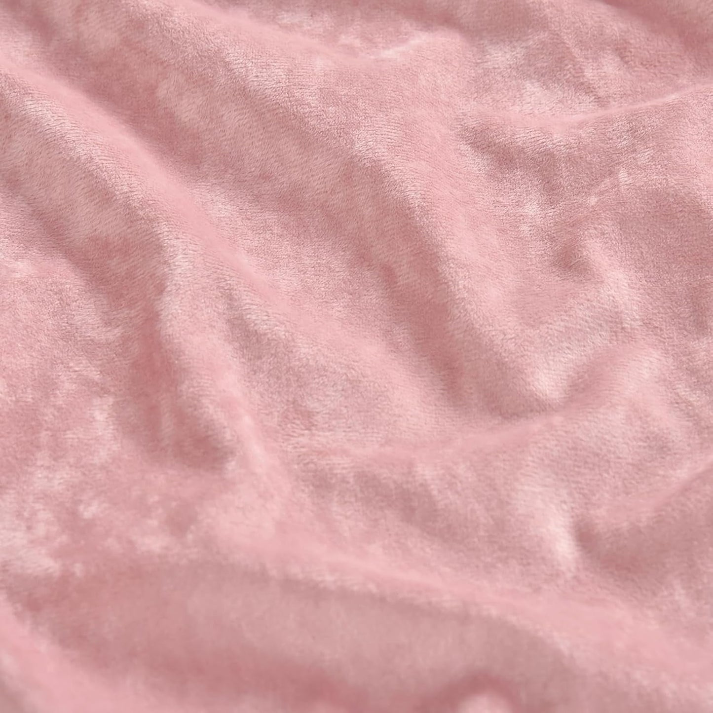 Premium Egyptian Cotton Truly Velvet Fitted Sheet Twin Size, Luxury Super Soft Flannel Bottom Sheet with 15" Deep Pocket for Winter, Pink - Cooling Hotel Quality Bedding Sheets and Pillowcases Detail