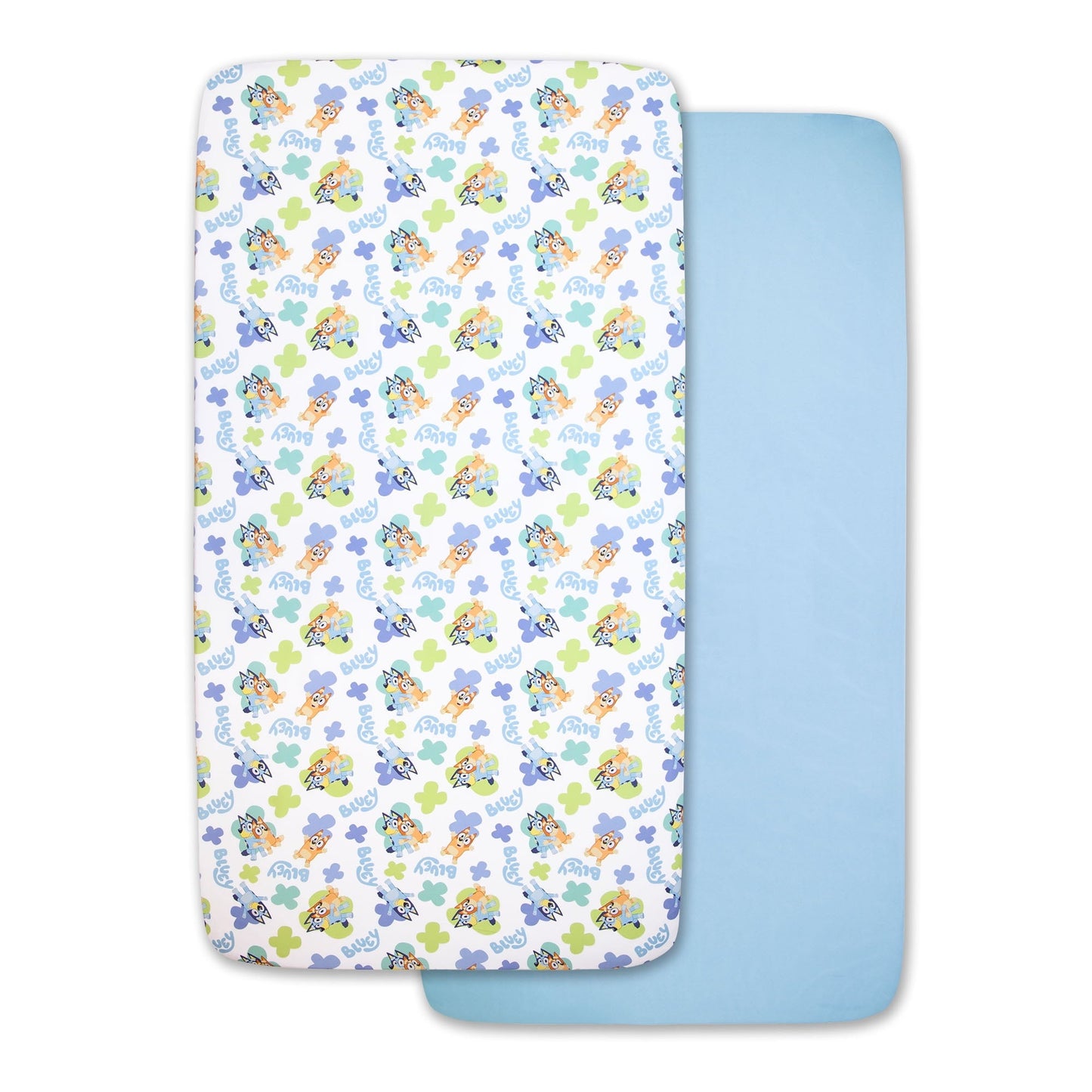 Cooling Sateen Sheet Set 2 Pack Print & Solid - Luxury Bed Sheet Set with Deep Pockets Detail
