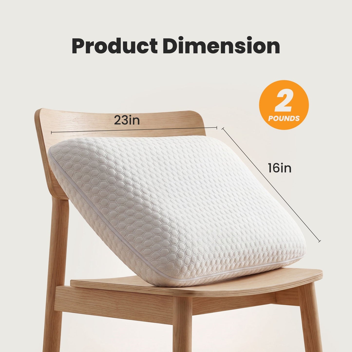 Fluffy Shredded Memory Foam Pillow for Sleeping, Gel Cooling Bed Pillow with Breathable Mesh and Washable Cover for Back and Side Sle... - Orthopedic Shredded Foam Bed Pillow Set Detail