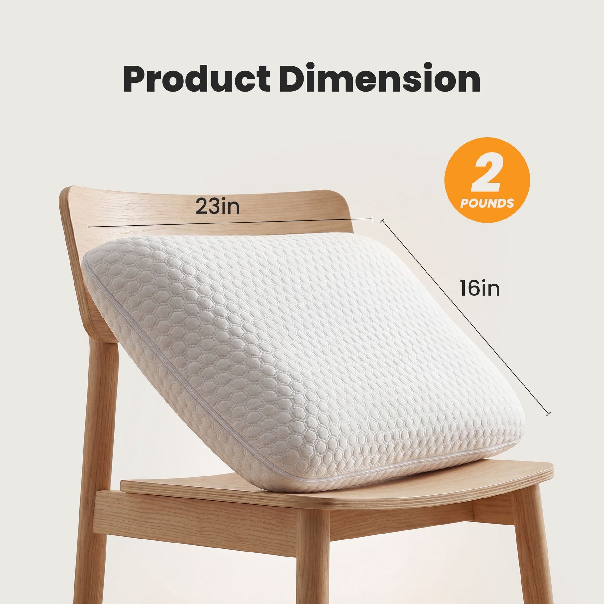 Fluffy Shredded Memory Foam Pillow for Sleeping, Gel Cooling Bed Pillow with Breathable Mesh and Washable Cover for Back and Side Sle... - Orthopedic Shredded Foam Bed Pillow Set Detail