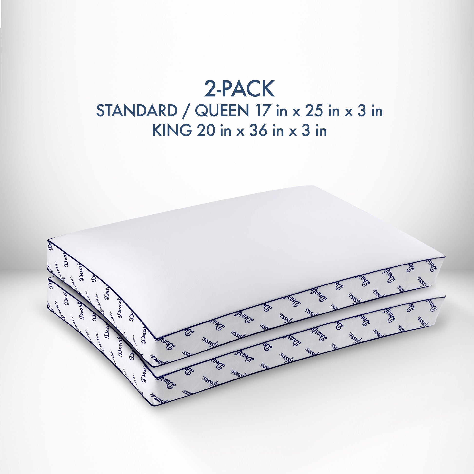 Orthopedic Support Cozy Gusseted Bed Pillow Standard, White - Ergonomic Memory Foam Pillow for Neck Pain Support Detail