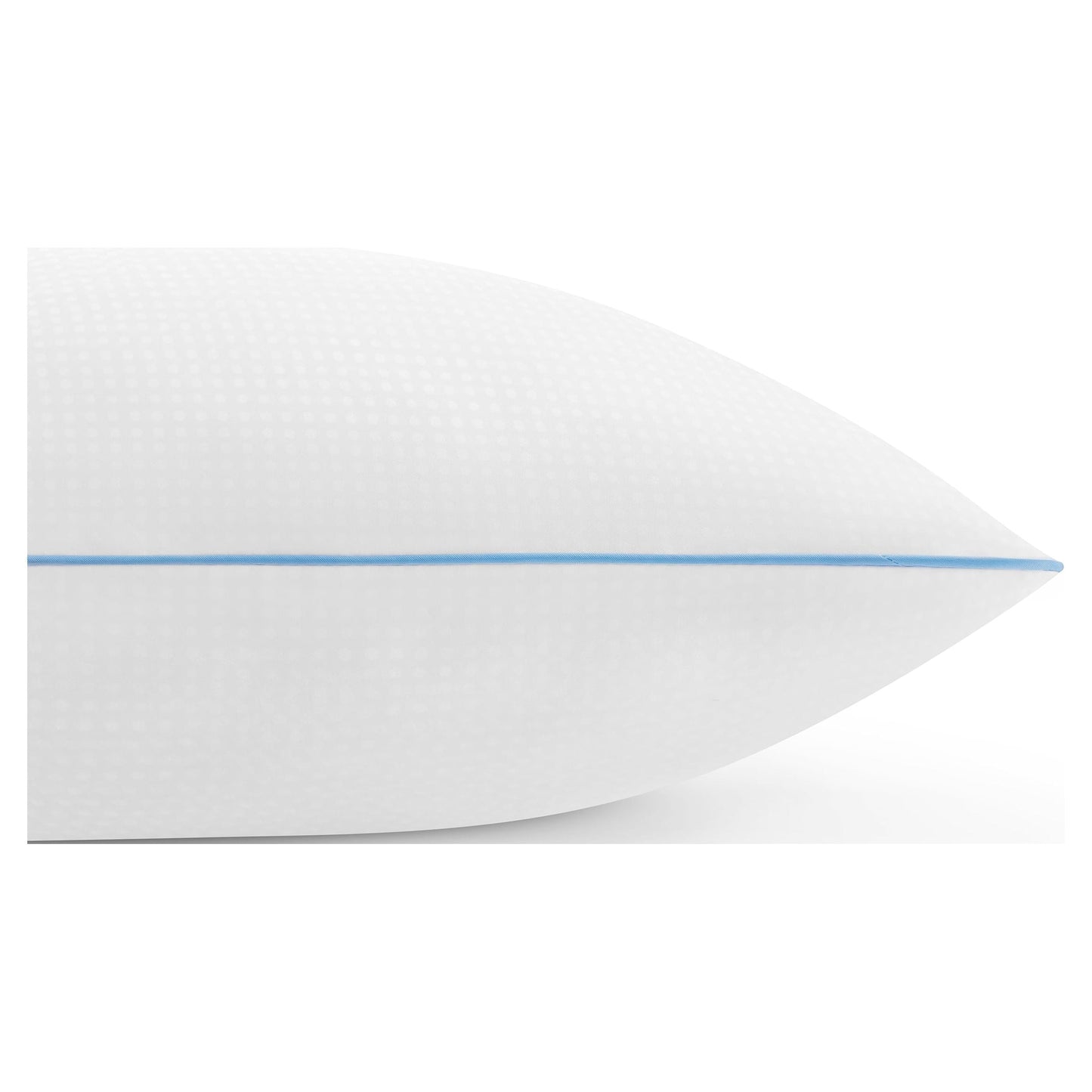 Ergonomic Memory Foam Cool Nites Bed Pillow, Standard/Queen, 2 Pack - Decorative Throw Pillow Cushion for Sofa & Bed Detail