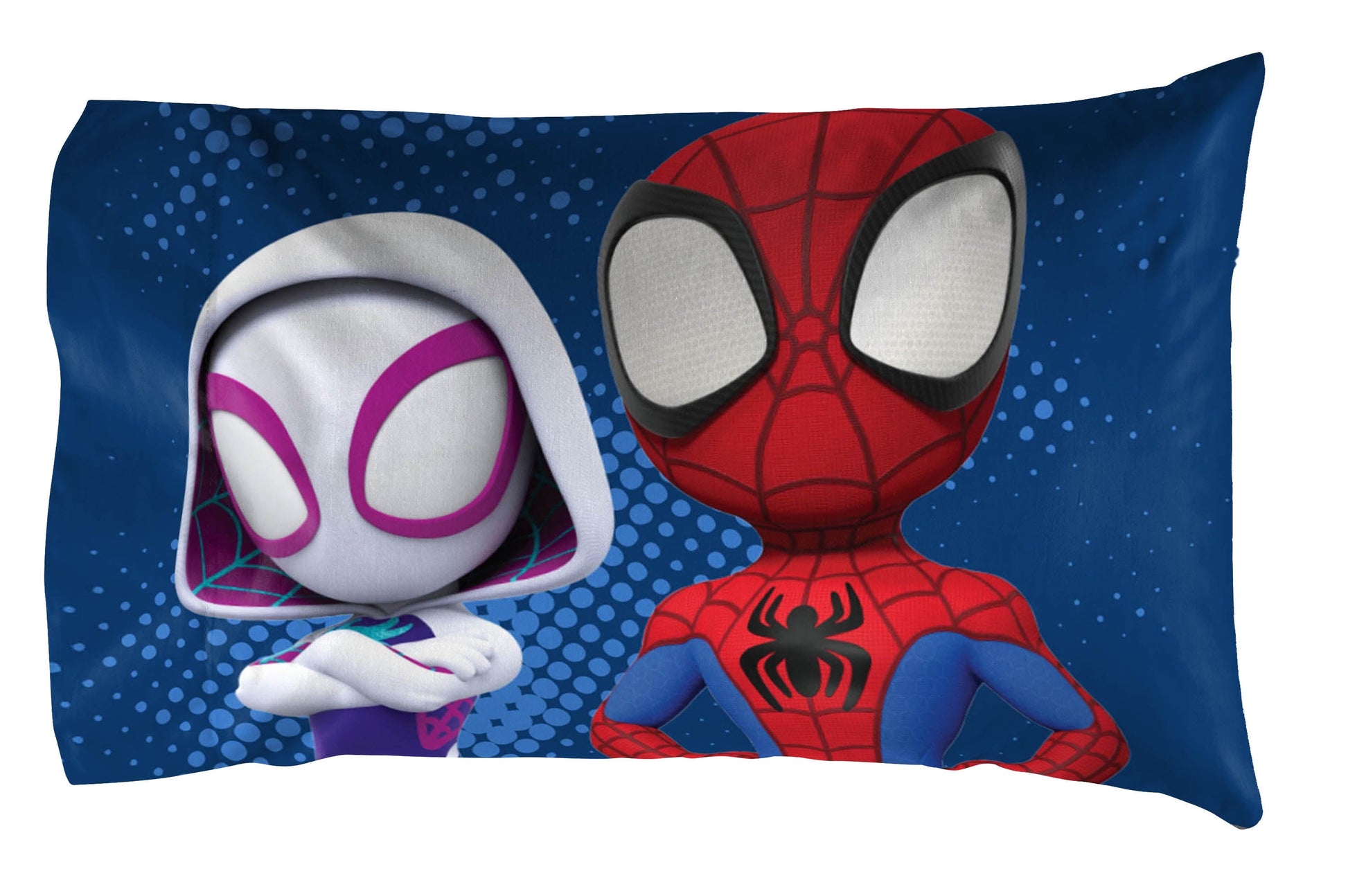 Luxurious Quilted Spidey Amazing Friends Kids 2-Piece Twin/Full Reversible Comforter Set, Microfiber, Red - Cloud-Like Soft Lightweight Bed Comforter Detail