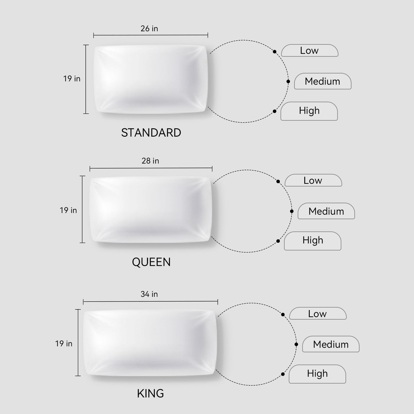 Hotel Collection Bed Pillows for Sleeping, Queen Size Set of 2, Sandwich Mesh with Breathable Sides, Premium Medium pillows for Back, ... - Decorative Throw Pillow Cushion for Sofa & Bed Detail