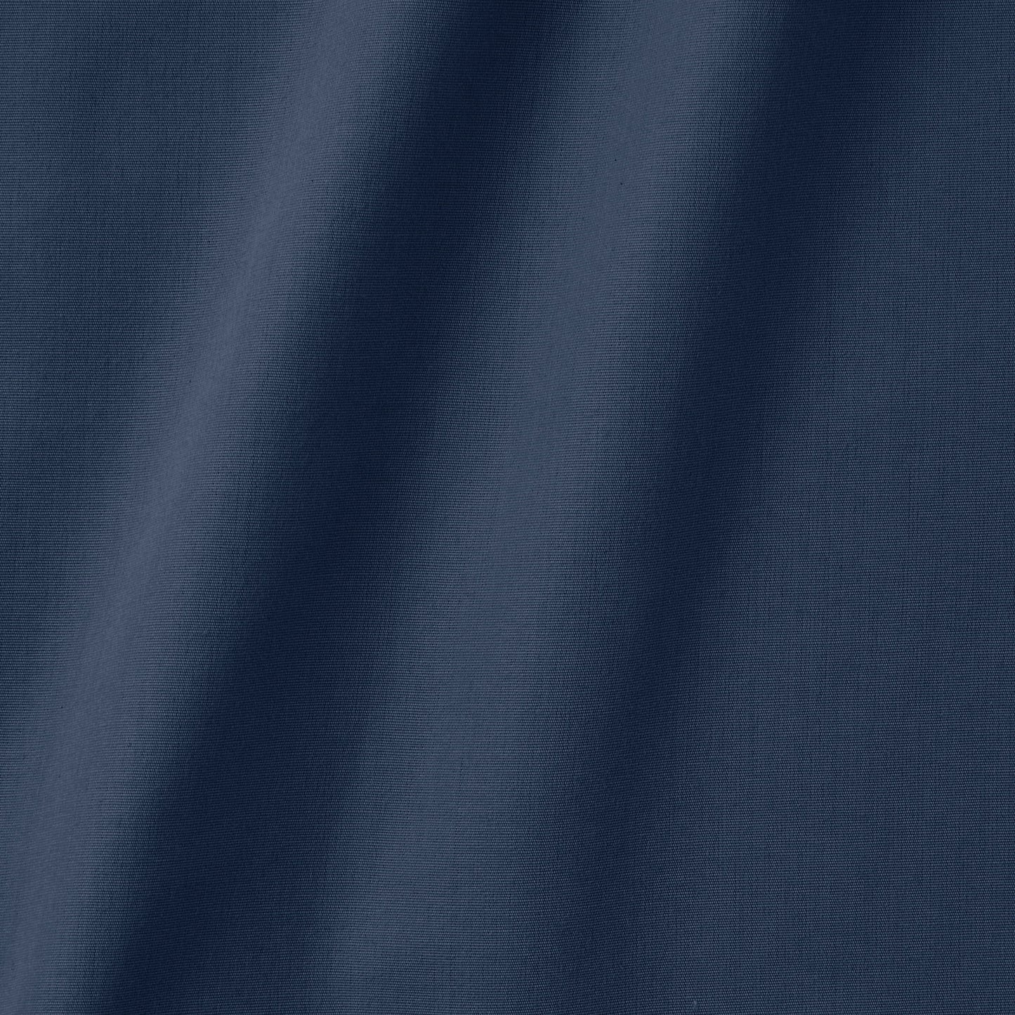 Wrinkle-Resistant 300 Thread Count Easy Care Blue Cove Cotton Blend Percale Flat Bed Sheet, King - Cooling Hotel Quality Bedding Sheets and Pillowcases Detail