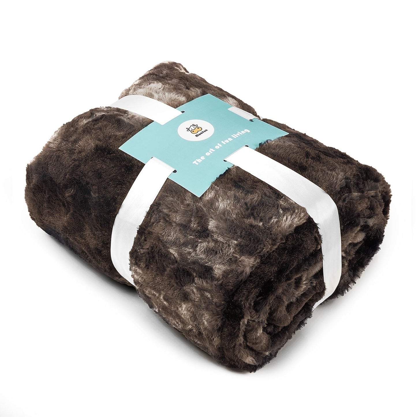 Reversible Sherpa Faux Rabbit Fur Throw Blanket- 50x60 inches, Soft Fluffy Cozy Warm Fuzzy Machine Washable, Durable Blanket for Couch ... - Cozy Fleece Throw Blanket for Couch & Bed Detail