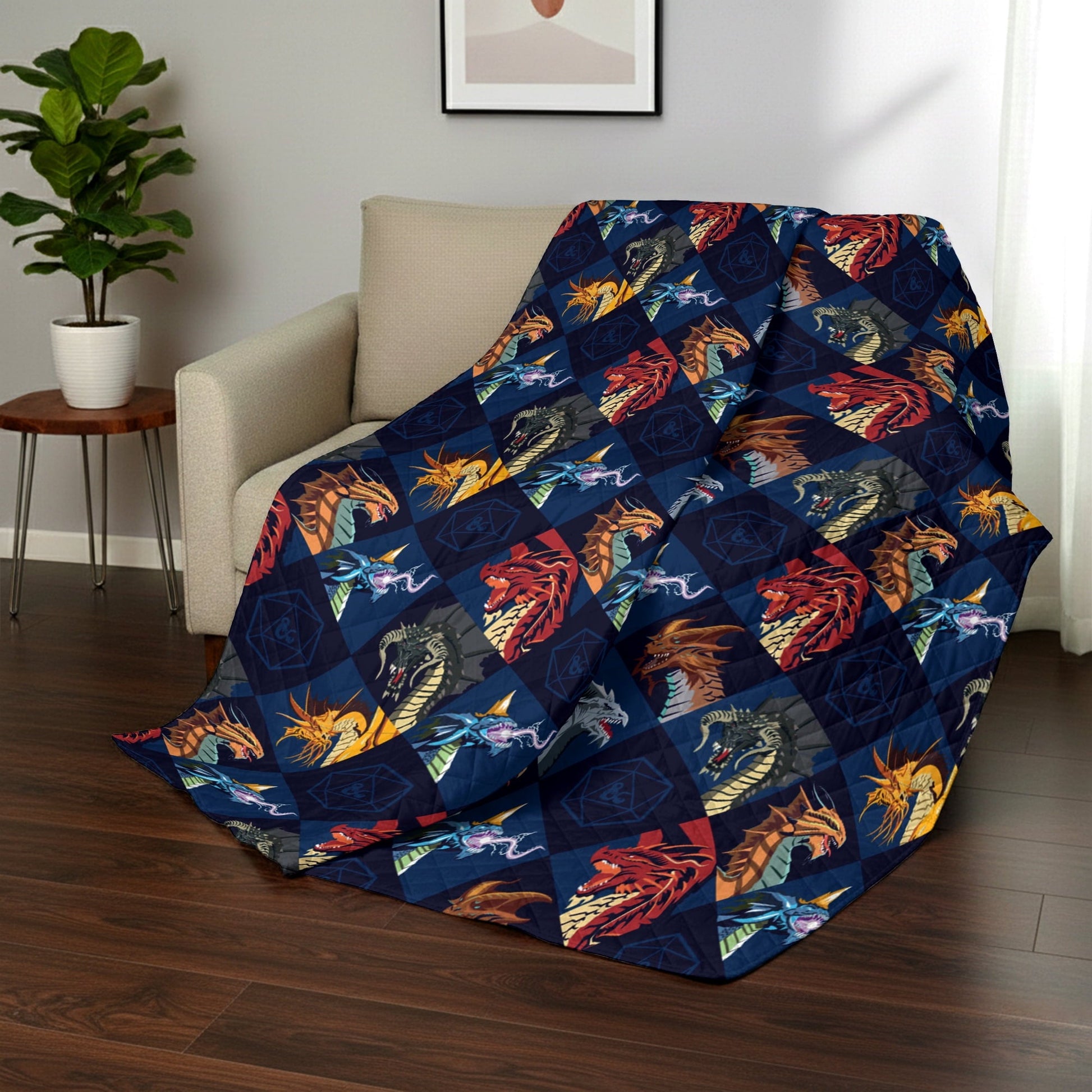 Decorative Knitted Quilted Throw Blanket 60x80 inches, Kids Character Bedding - Cozy Fleece Throw Blanket for Couch & Bed Detail