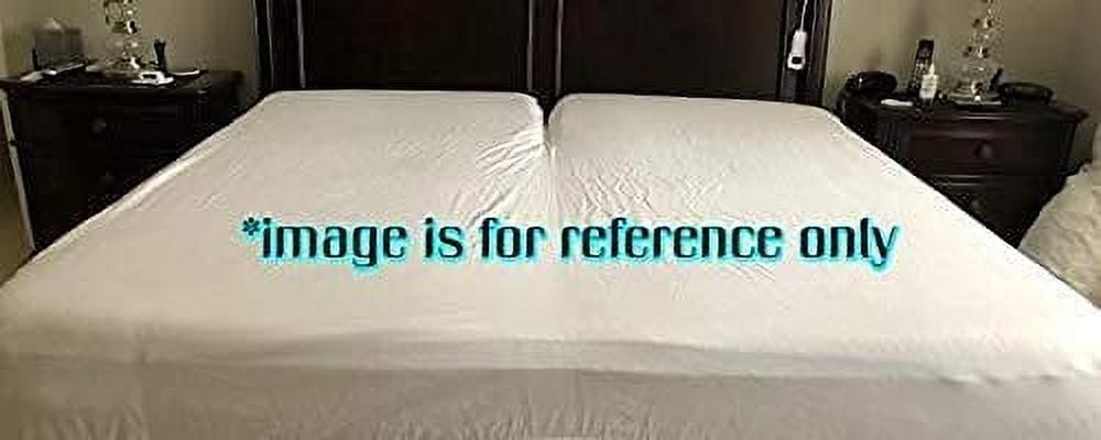 Cooling Sateen Top Split King 100% Egyptian Cotton 1000 Thread Count, Adjustable Beds -Top Split King Sheets Sets (4 Pcs) Split Down... - Premium Ultra-Soft Pillowcase Pair for Sleeping Detail