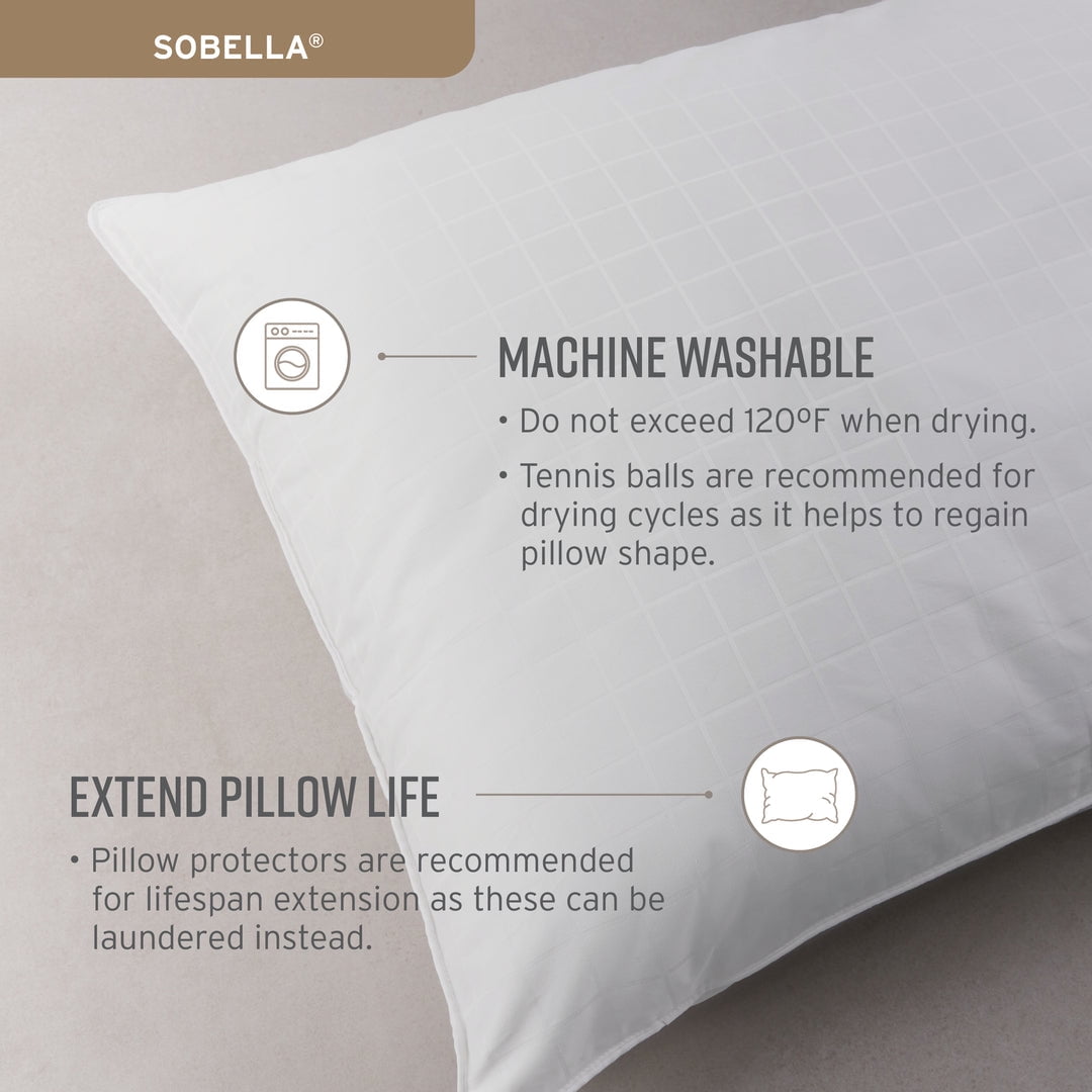 Fluffy Shredded So Queen Size Bed Pillow | Side Sleeper Pillow for Adults | , 100% Cotton Case | Soft, Machine Washable Hotel Quality... - Orthopedic Shredded Foam Bed Pillow Set Detail
