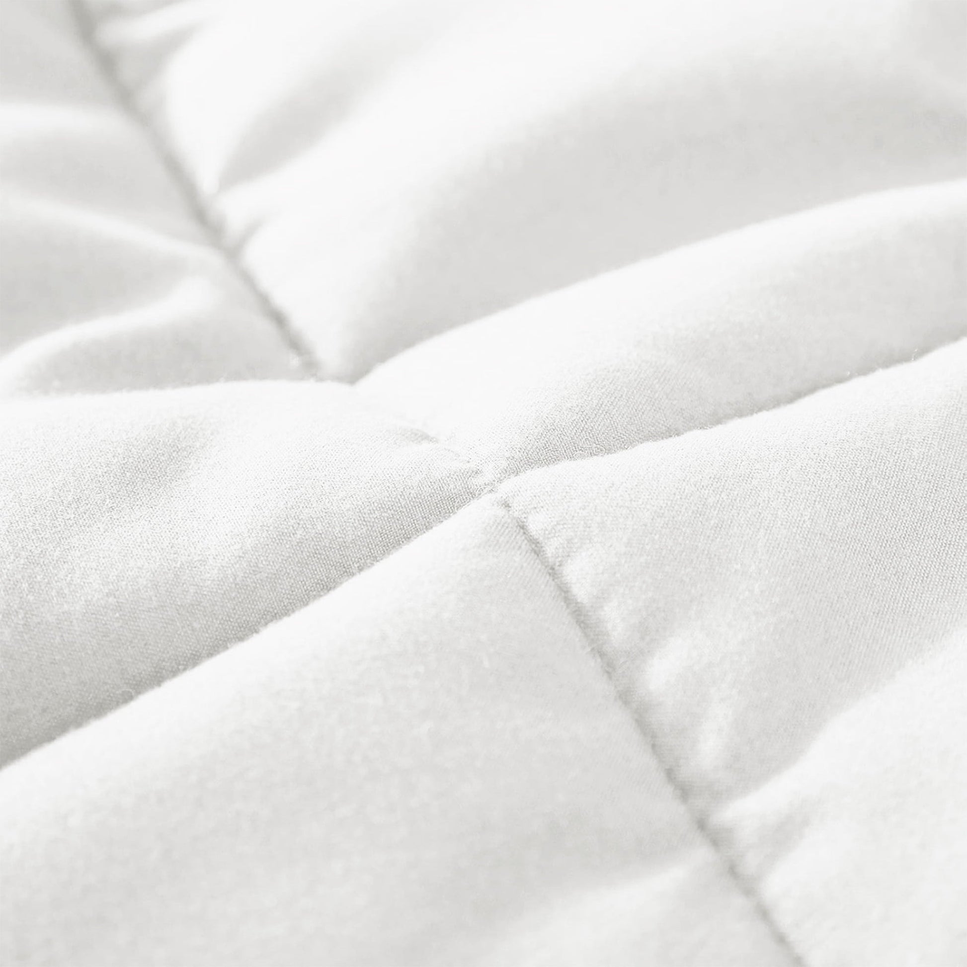 Heavyweight Warmth Queen Comforter Set White, 3-Piece Solid Comforter Duvet Insert with Corner Tabs, Lightweight Bedding Down Alternativ... - Hypoallergenic Ultra-Fluffy Quilt for Winter Detail