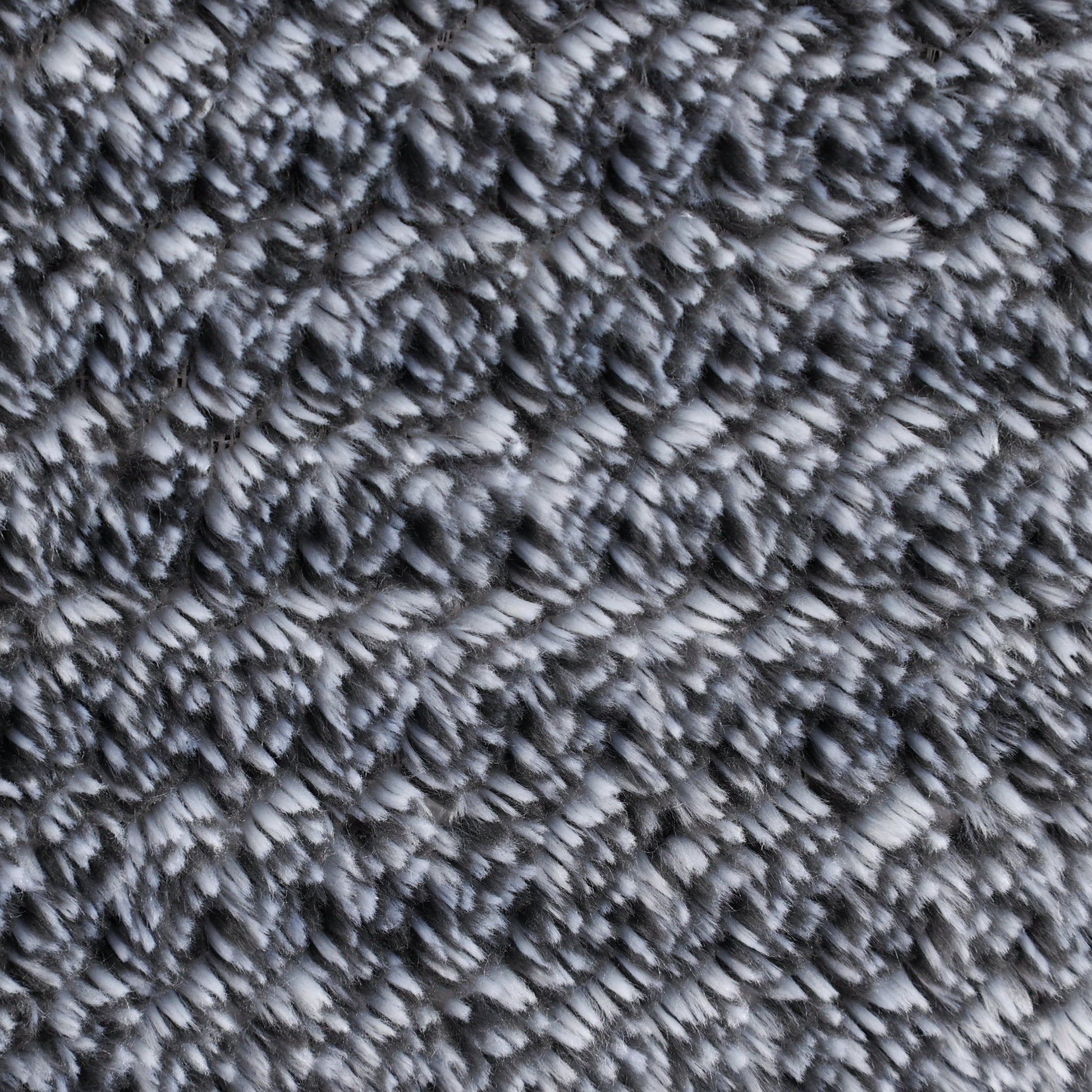 Lightweight Warm Plush Textured Heathered Soft Oversized Throw Blanket, Gray - Super Soft Reversible Sherpa Flannel Blanket Detail