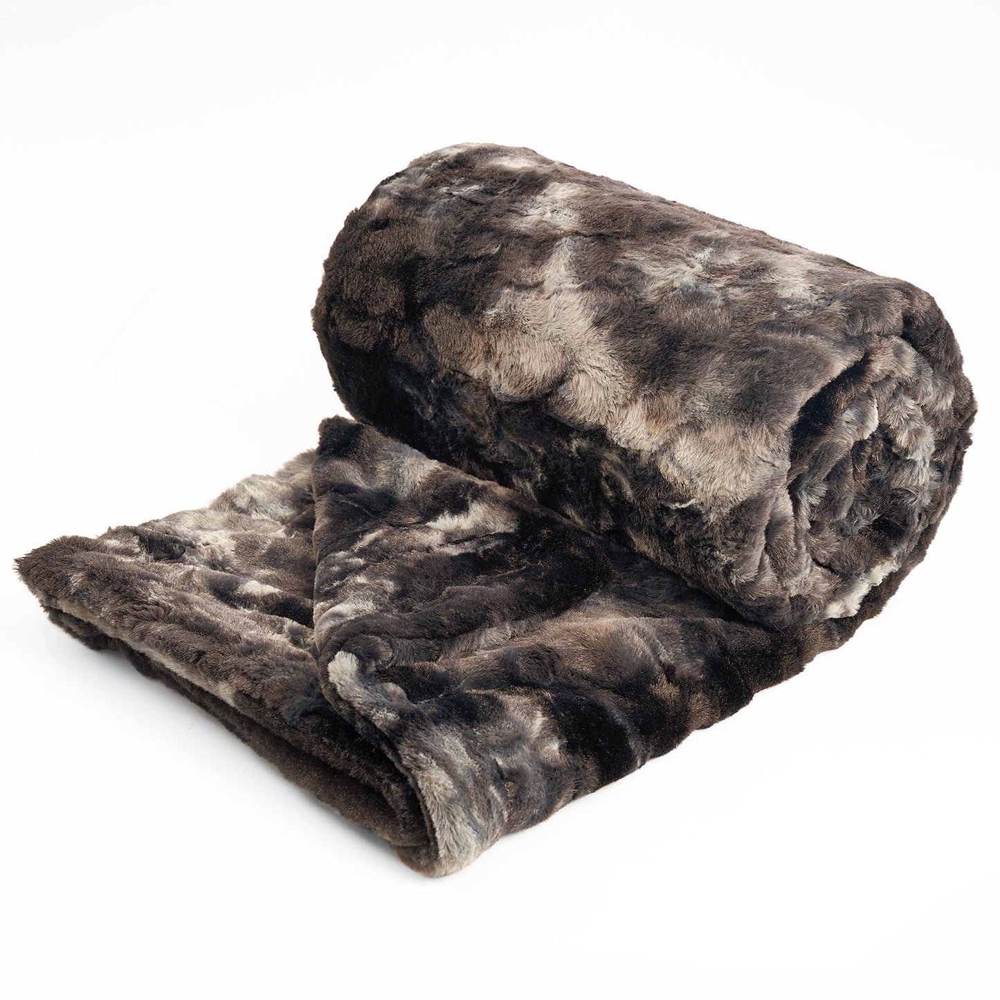 Reversible Sherpa Faux Rabbit Fur Throw Blanket- 50x60 inches, Soft Fluffy Cozy Warm Fuzzy Machine Washable, Durable Blanket for Couch ... - Cozy Fleece Throw Blanket for Couch & Bed Detail