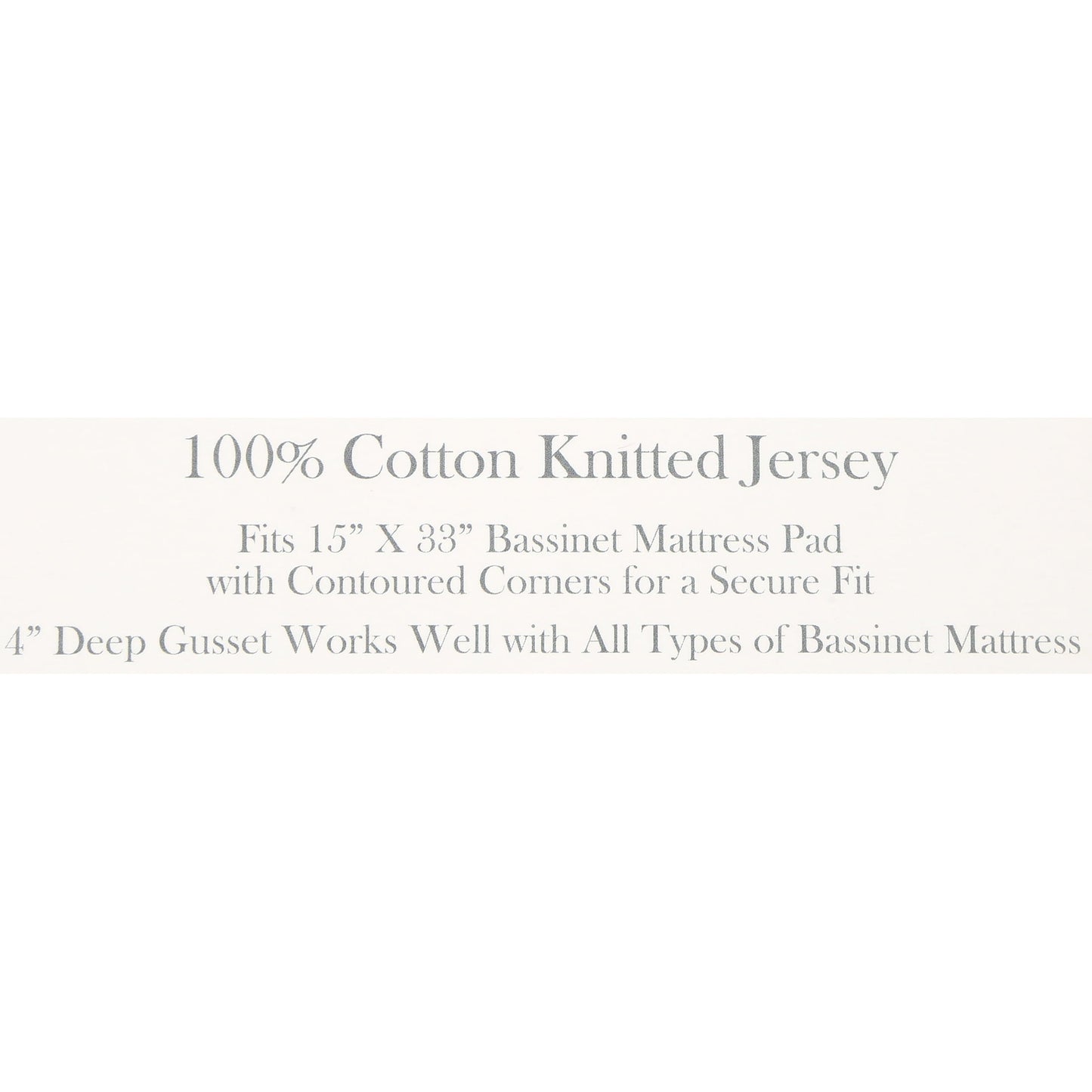 Wrinkle-Resistant TL Care 100% Natural Breathable Cotton Jersey Knit Fitted Bassinet Sheet, White, 15" x 33", Soft Breathable, for Boys... - Breathable Egyptian Cotton Flat & Fitted Sheets Detail