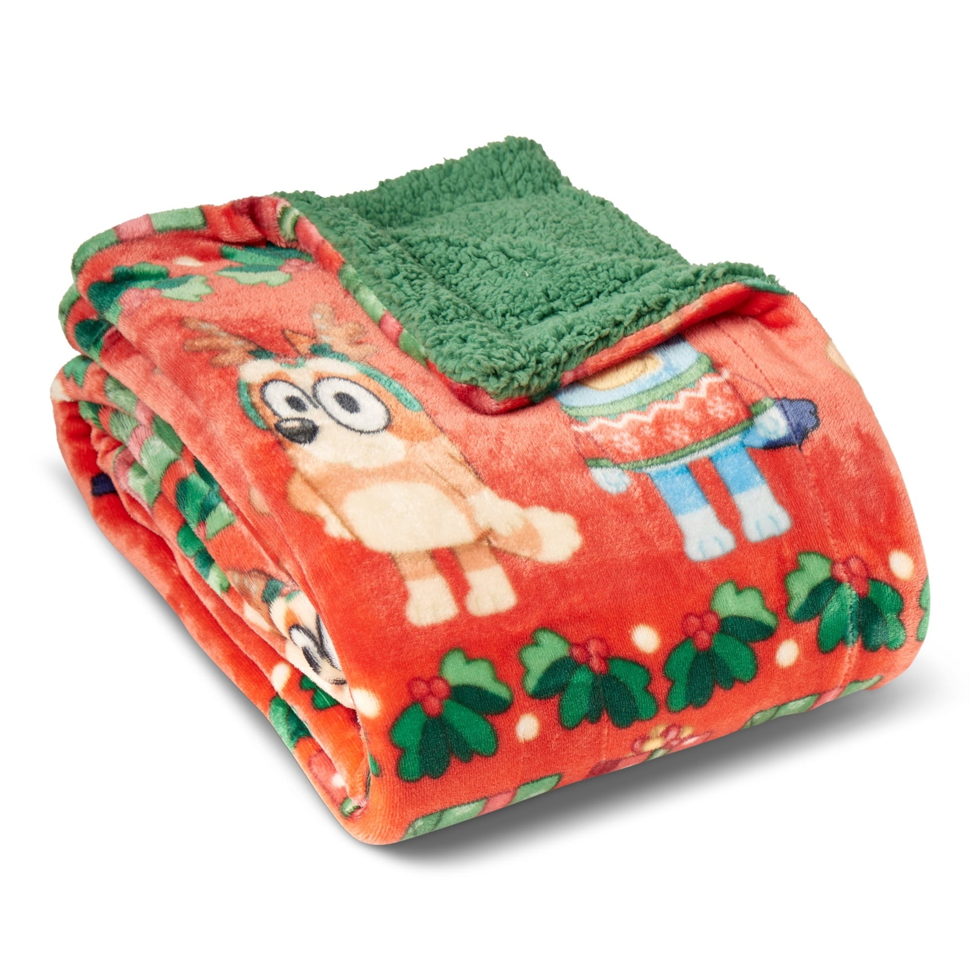 Reversible Sherpa Holidays are Nice Silk Touch Throw Blanket with Sherpa Reverse 50 x 60 inches - Lightweight Plush Warm Blanket for All Seasons Detail