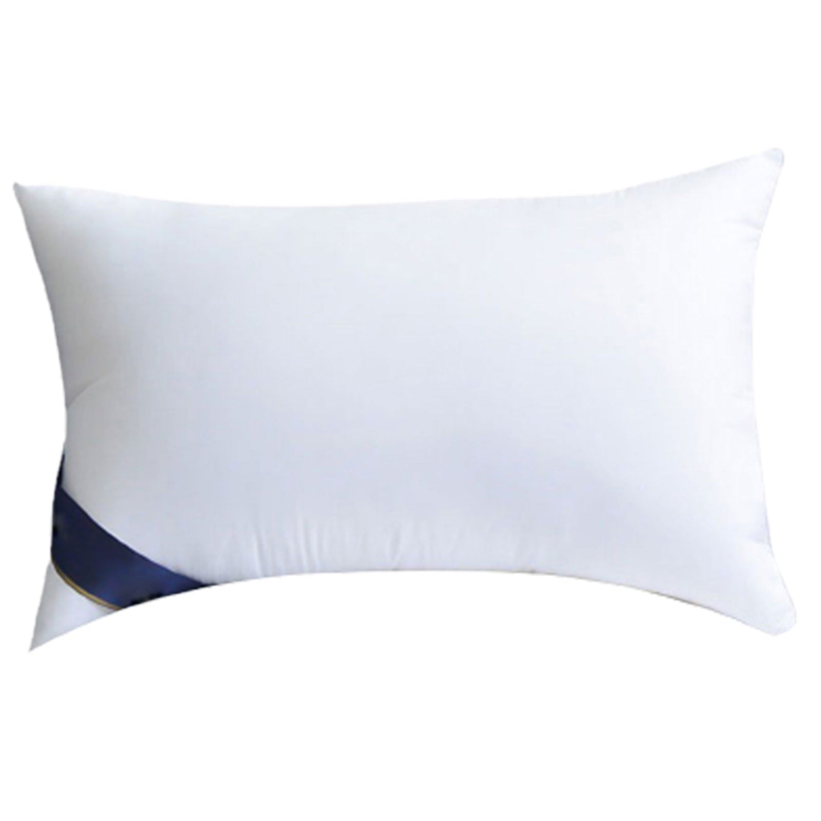 Decorative Plump 2Pcs Soft Feather Velvet Down Pillow Standard Size, Hotel-grade Feather Pillow for Sleeping, Skin-friendly Cotton Fab... - Orthopedic Shredded Foam Bed Pillow Set Detail
