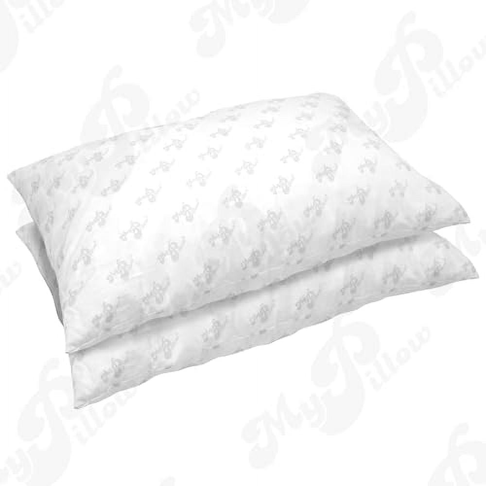 Fluffy Shredded Bedding Bed Pillows for Sleeping Standard Size, Set of 2, Back, Stomach or Side Sleepers - Classic Pillow (Standard, ... - Hotel Quality Plush Sleeping Pillows Detail