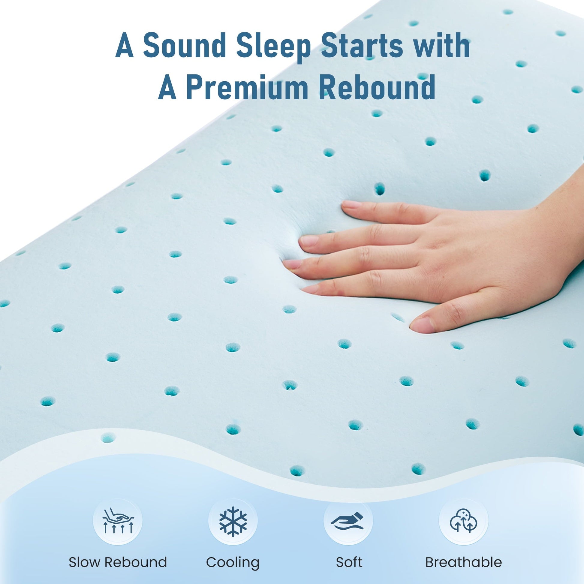 Fluffy Shredded Memory Foam Pillow for Bed, Cooling Pillow with Extra Height Pad, Supportive Bed Pillow for Side, Back & Hot Sleepers... - Hotel Quality Plush Sleeping Pillows Detail