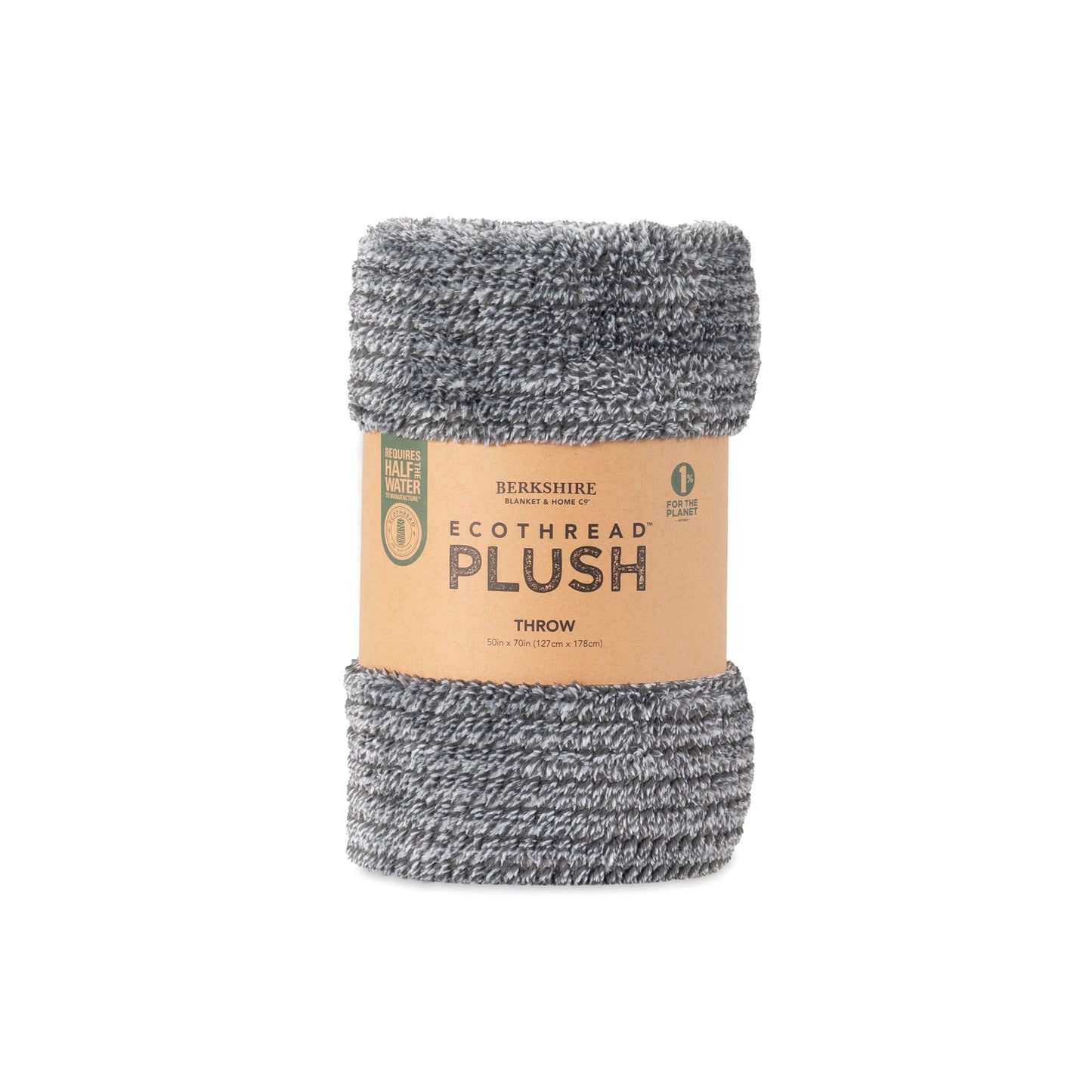 Lightweight Warm Plush Textured Heathered Soft Oversized Throw Blanket, Gray - Super Soft Reversible Sherpa Flannel Blanket Detail