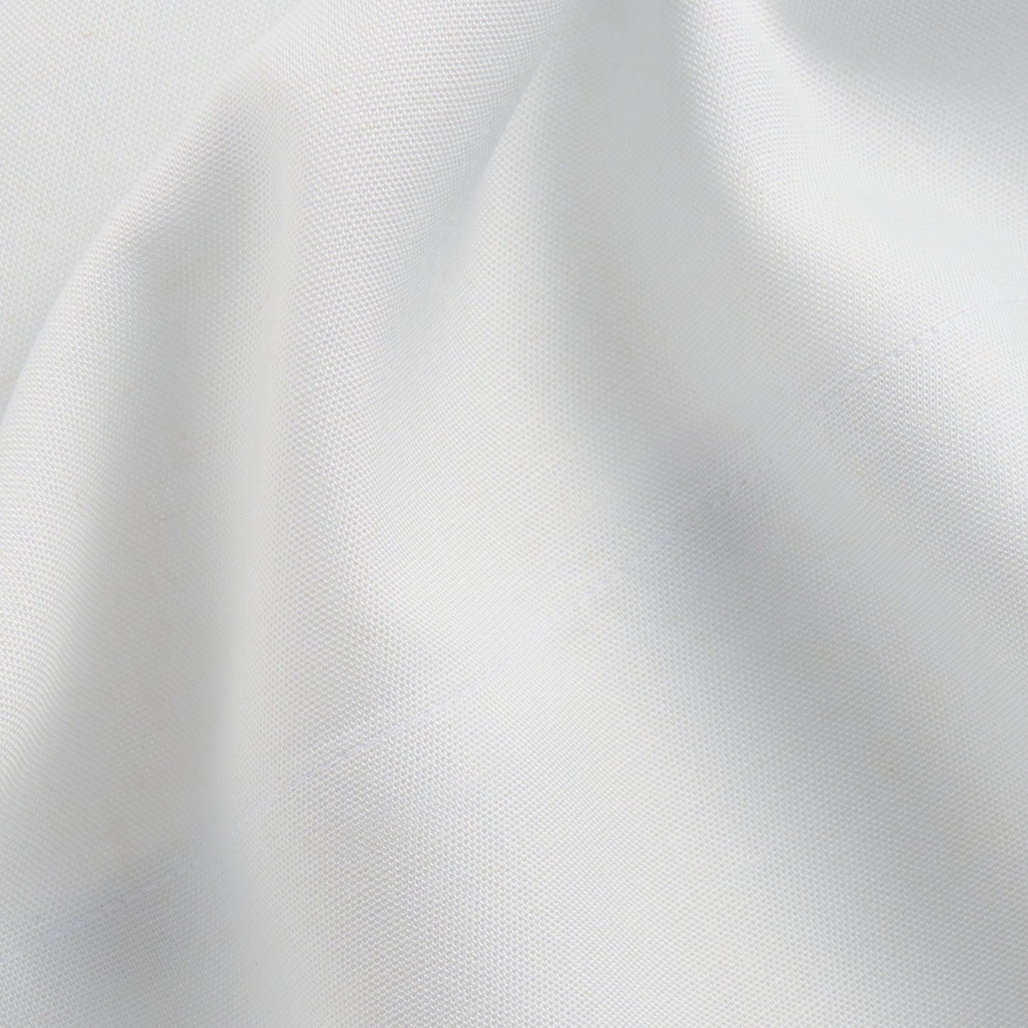 Breathable Luxury 4-Piece White Lyocell & Linen Blend Percale Bed Sheet Set, Queen - Breathable Egyptian Cotton Flat & Fitted Sheets Detail