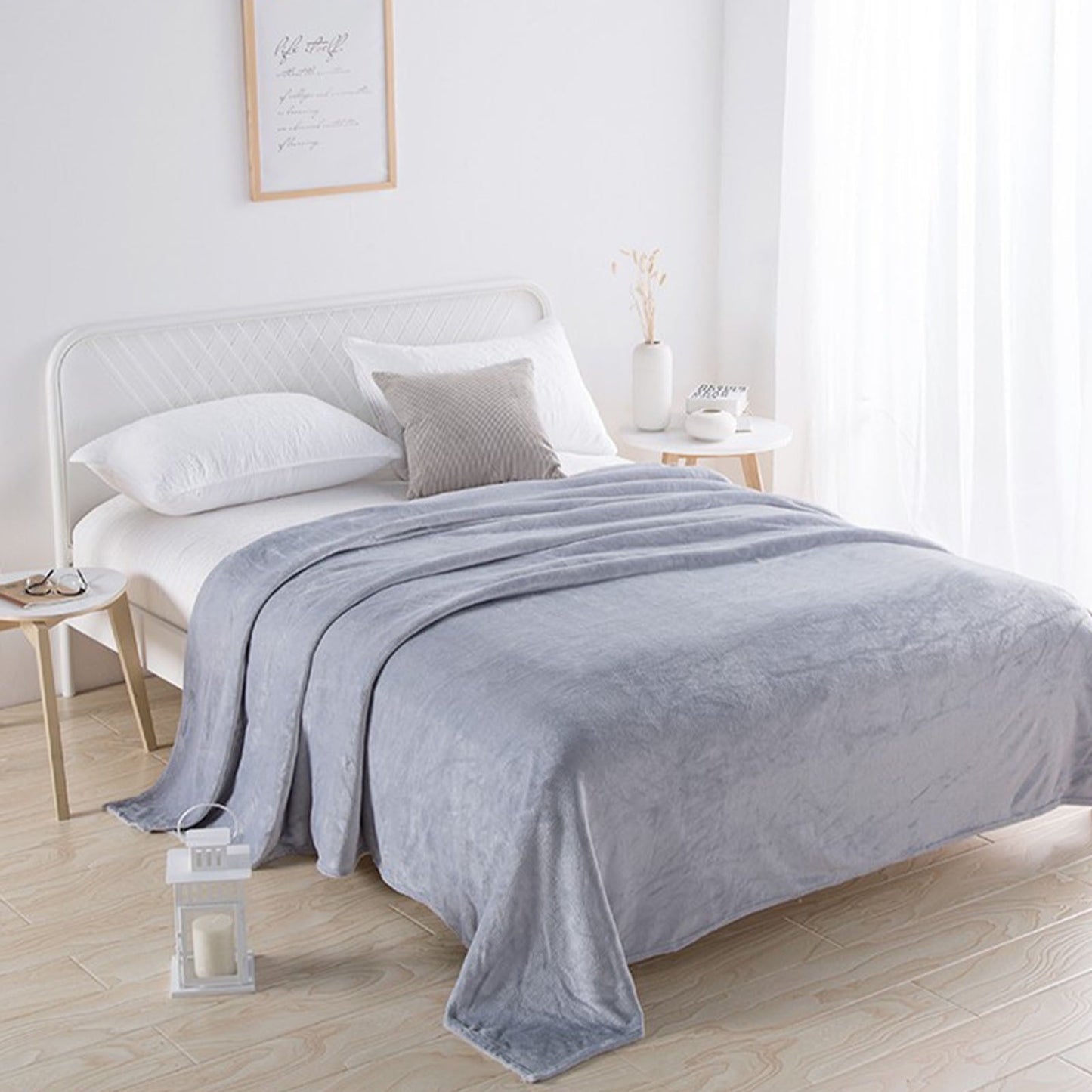 Lightweight Warm Under $5 Flannel Blanket 27.56X39.37 Inches Blanket Soft Cozy Throw Blanket for Couch, Bed, Household Blanket for All... - Lightweight Plush Warm Blanket for All Seasons Detail