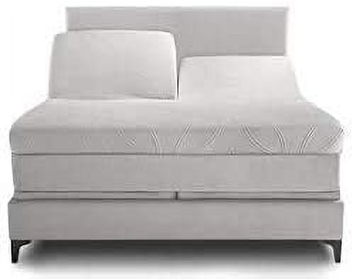 Cooling Sateen Top Split-King: Adjustable King Bed Sheets - Bed Sheet Set - 100% Egyptian Cotton - 800 Thread Count - 15 Inch Deep P... - Premium Ultra-Soft Pillowcase Pair for Sleeping Detail