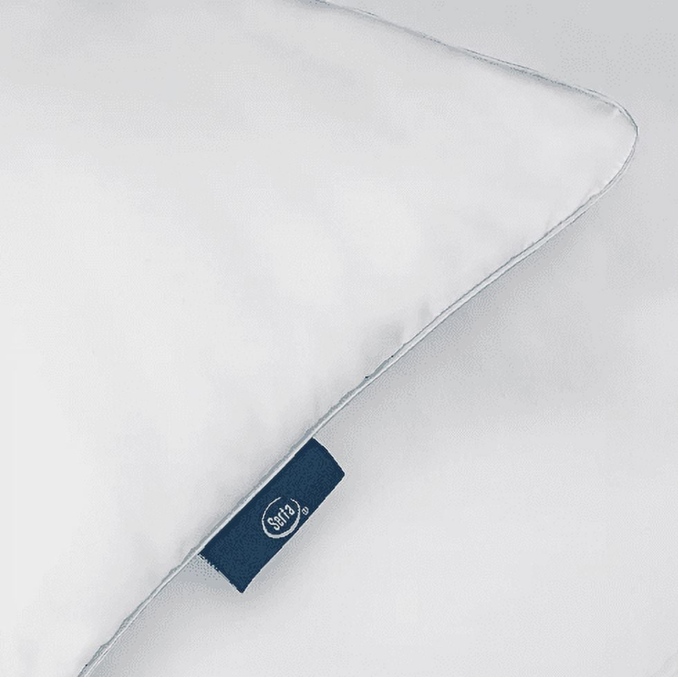 Orthopedic Support Queen Microfiber Polyester Bed Pillows Hypoallergenic (2 Count) - Ergonomic Memory Foam Pillow for Neck Pain Support Detail