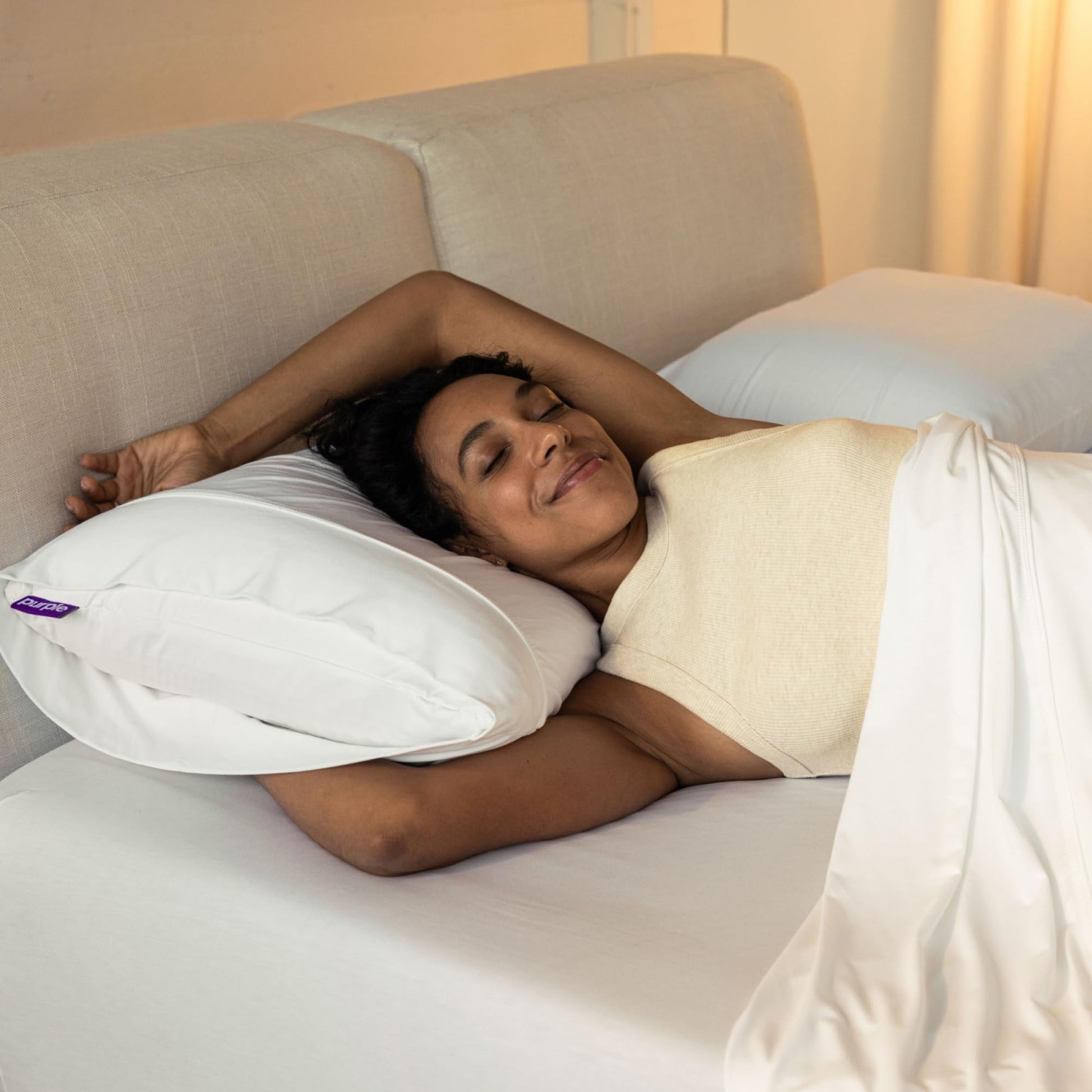 Orthopedic Support Harmony Pillow Standard, Tall - 360º Grid Hex Technology, Hypoallergenic - Orthopedic Shredded Foam Bed Pillow Set Detail